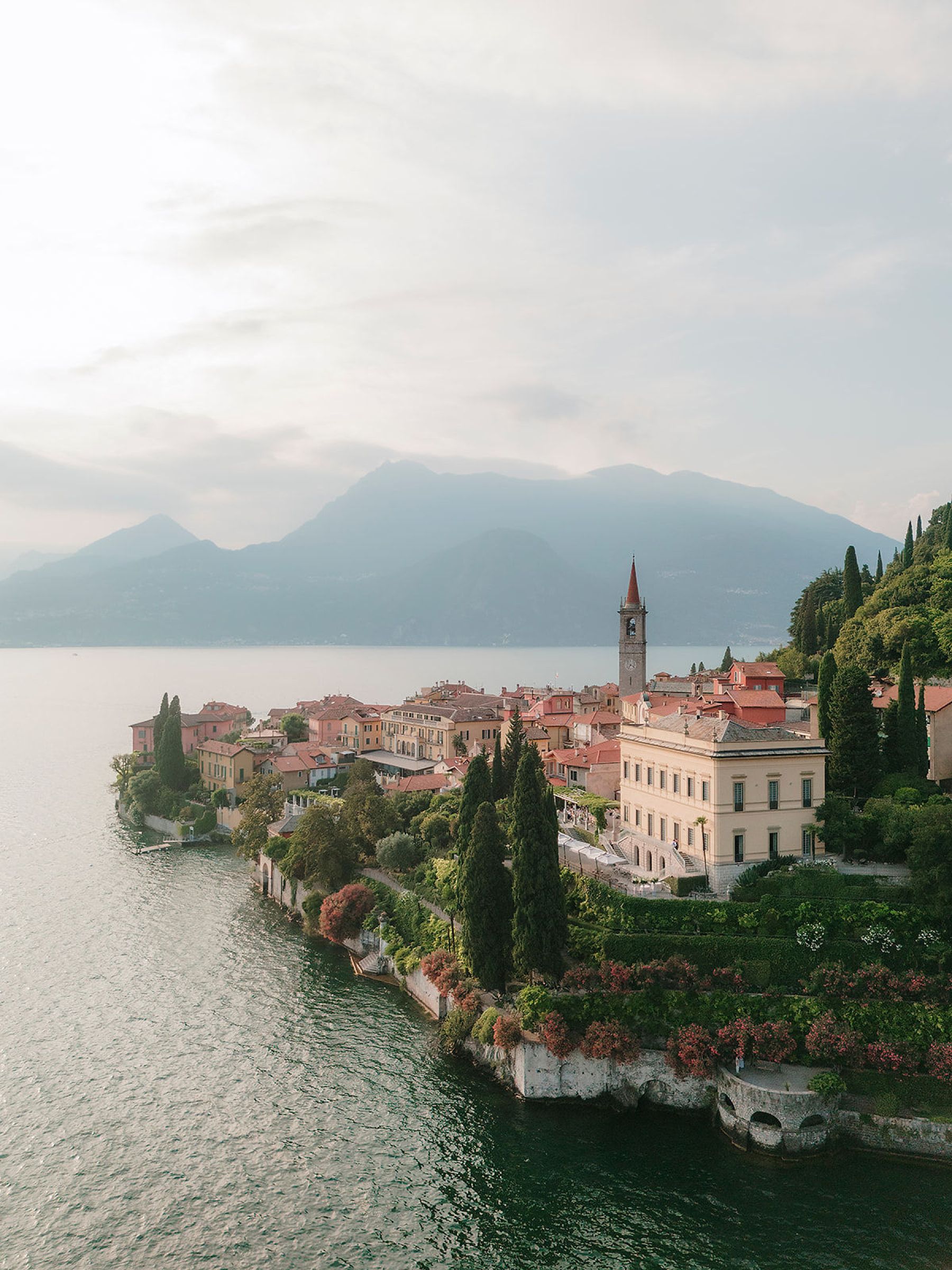A Childhood Romance Blossoms in Lake Como: Lauren and Branagh's Timeless Wedding at Villa Cipressi photo