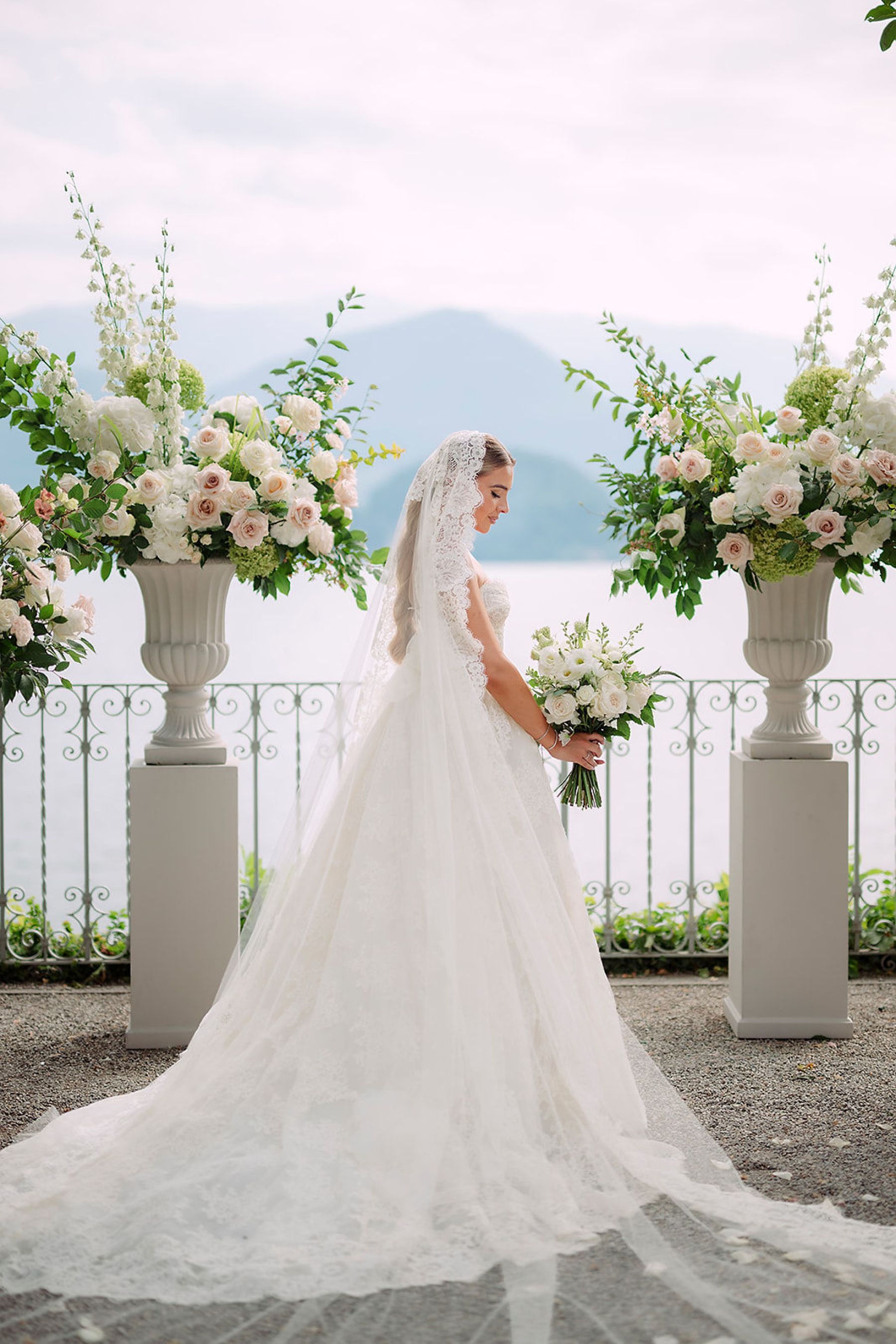 A Childhood Romance Blossoms in Lake Como: Lauren and Branagh's Timeless Wedding at Villa Cipressi photo
