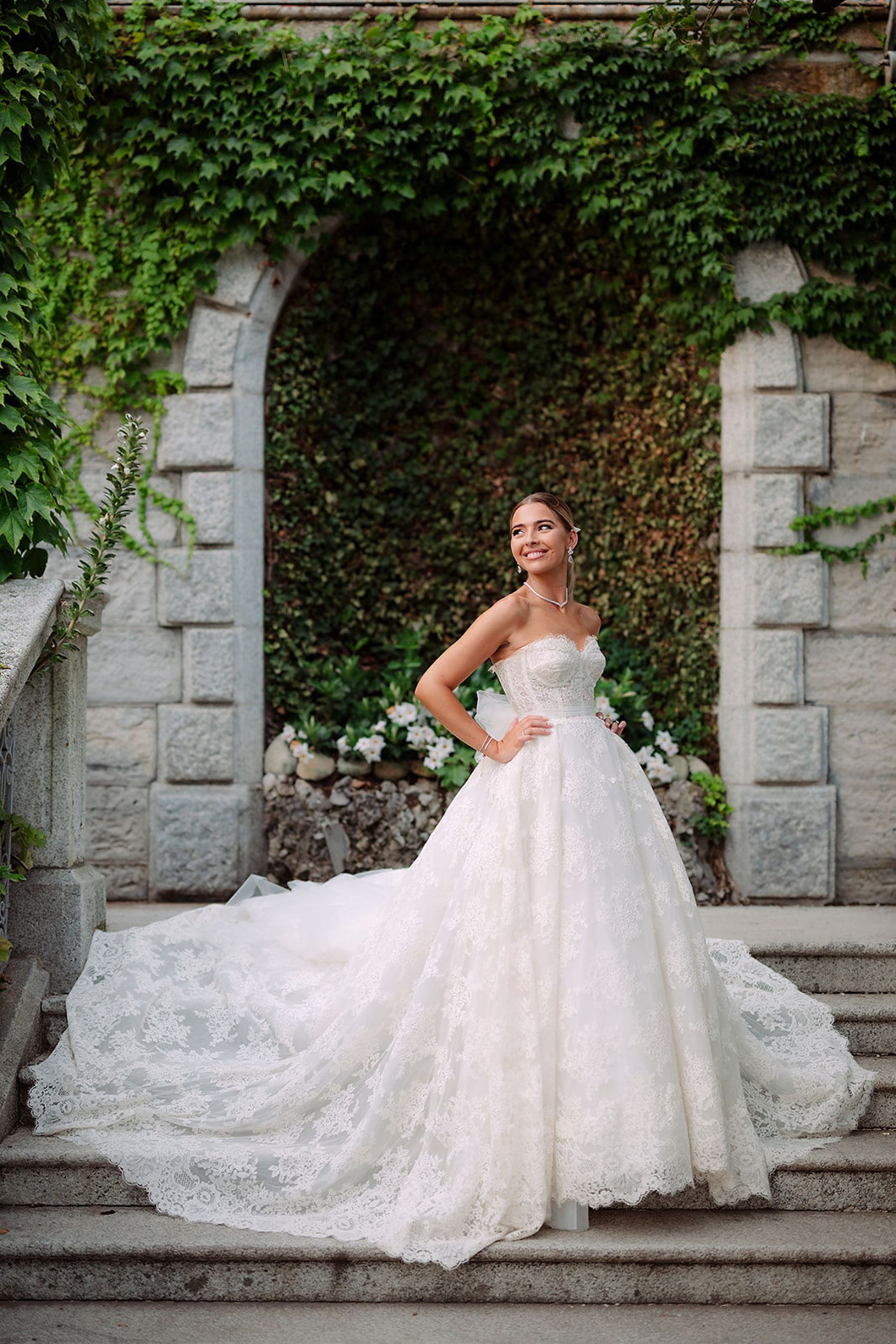 A Childhood Romance Blossoms in Lake Como: Lauren and Branagh's Timeless Wedding at Villa Cipressi photo
