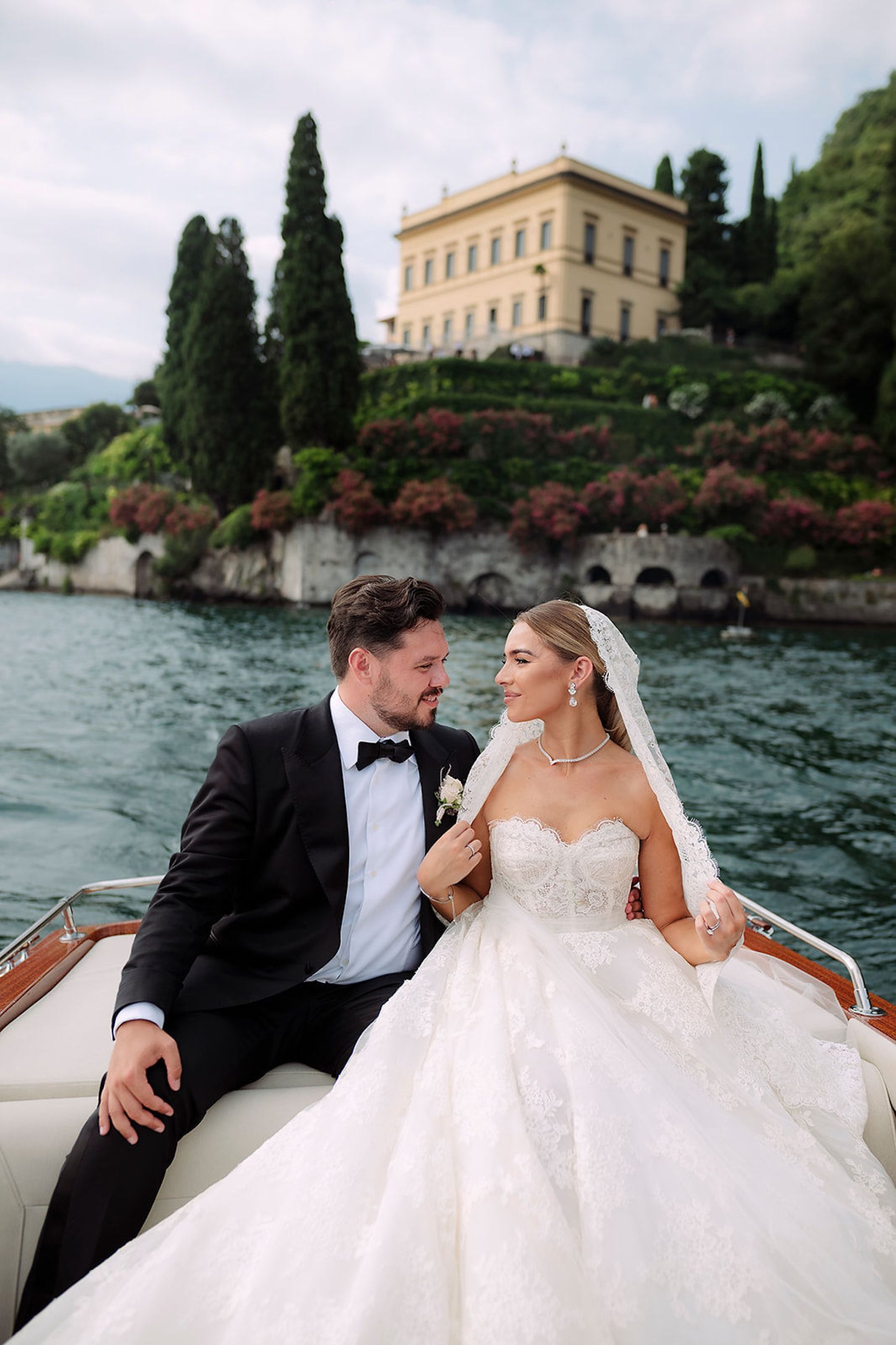 A Childhood Romance Blossoms in Lake Como: Lauren and Branagh's Timeless Wedding at Villa Cipressi photo