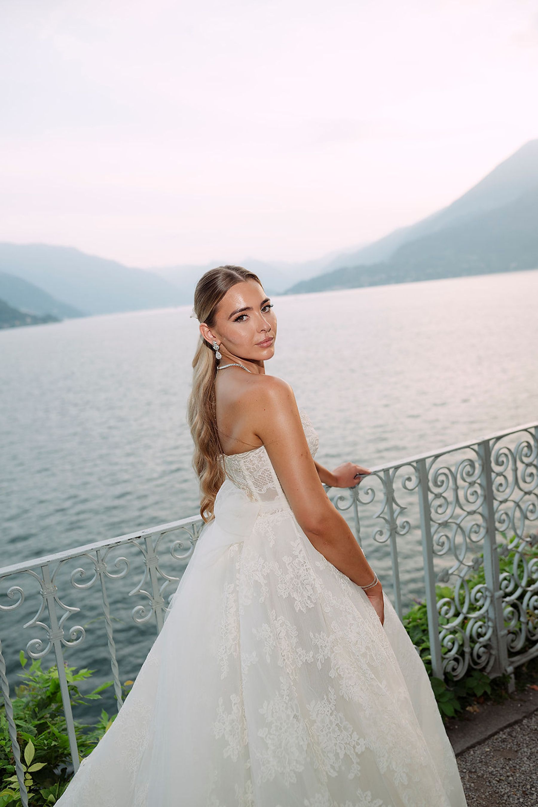 A Childhood Romance Blossoms in Lake Como: Lauren and Branagh's Timeless Wedding at Villa Cipressi photo