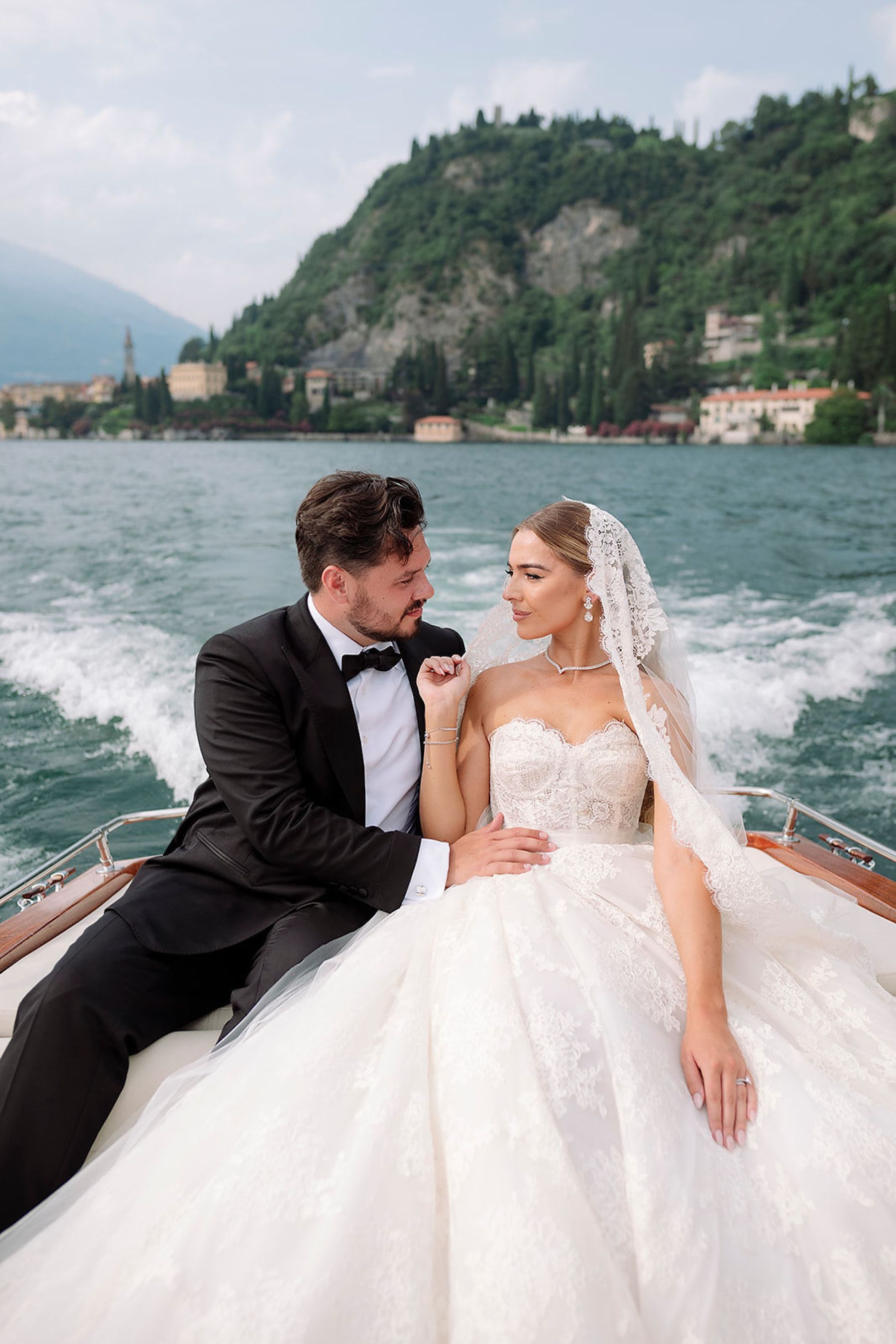 A Childhood Romance Blossoms in Lake Como: Lauren and Branagh's Timeless Wedding at Villa Cipressi photo