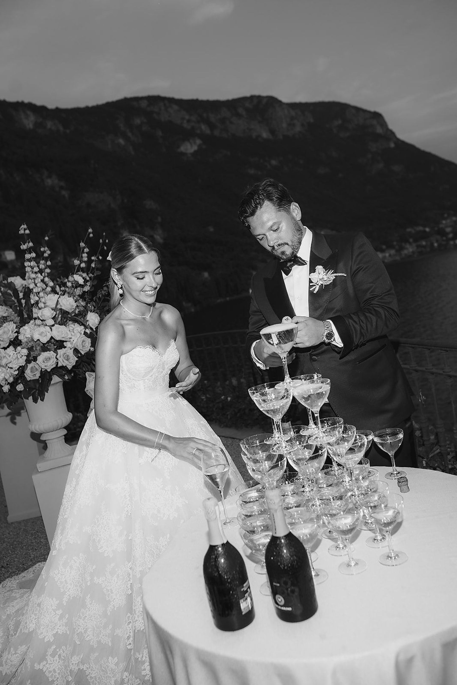 A Childhood Romance Blossoms in Lake Como: Lauren and Branagh's Timeless Wedding at Villa Cipressi photo