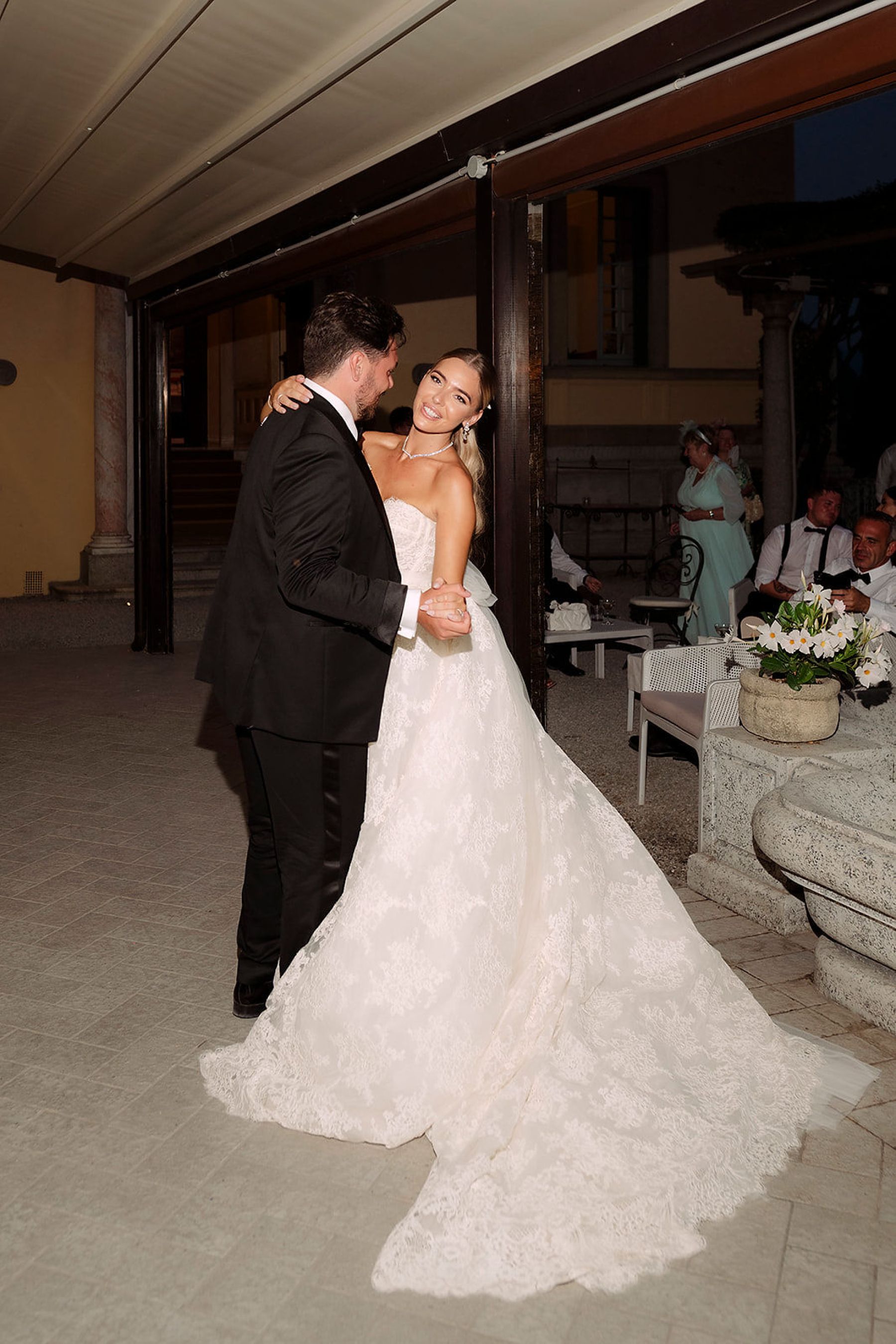 A Childhood Romance Blossoms in Lake Como: Lauren and Branagh's Timeless Wedding at Villa Cipressi photo