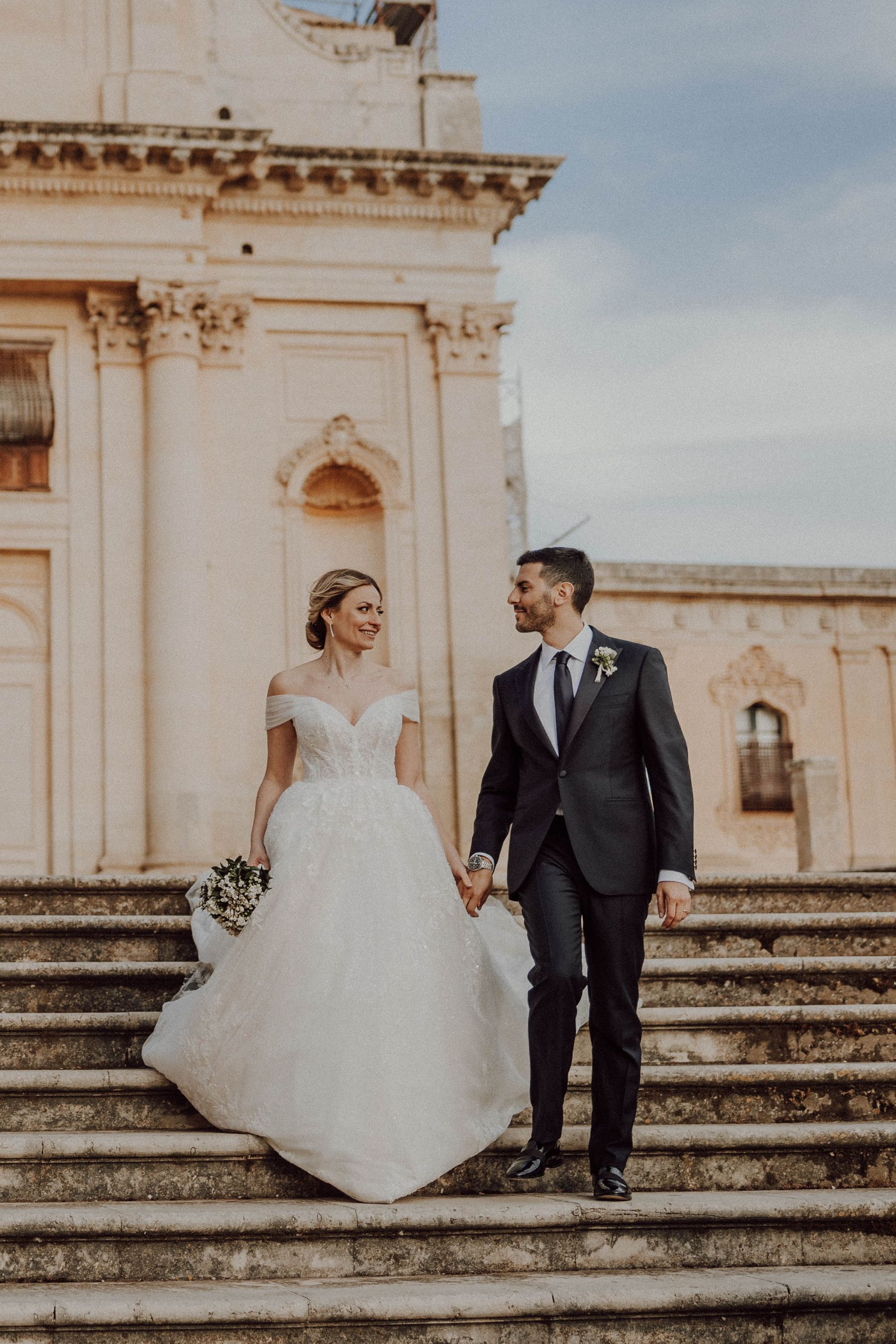 A Sunset Love Story: Andrea and Silvia's Enchanting Wedding at Marzamemi Old Tuna Fishery photo