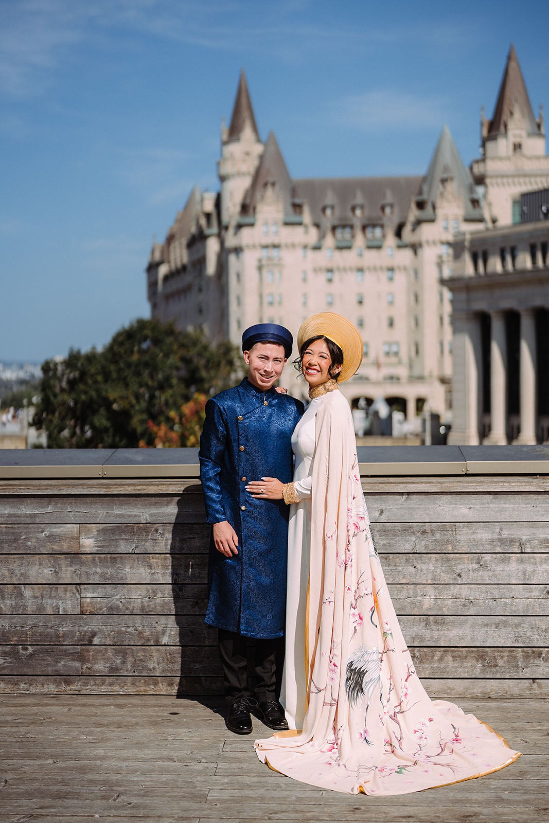 Timeless Romance: Sean and Hoang-Nghi’s Elegant Wedding at Chateau Laurier photo