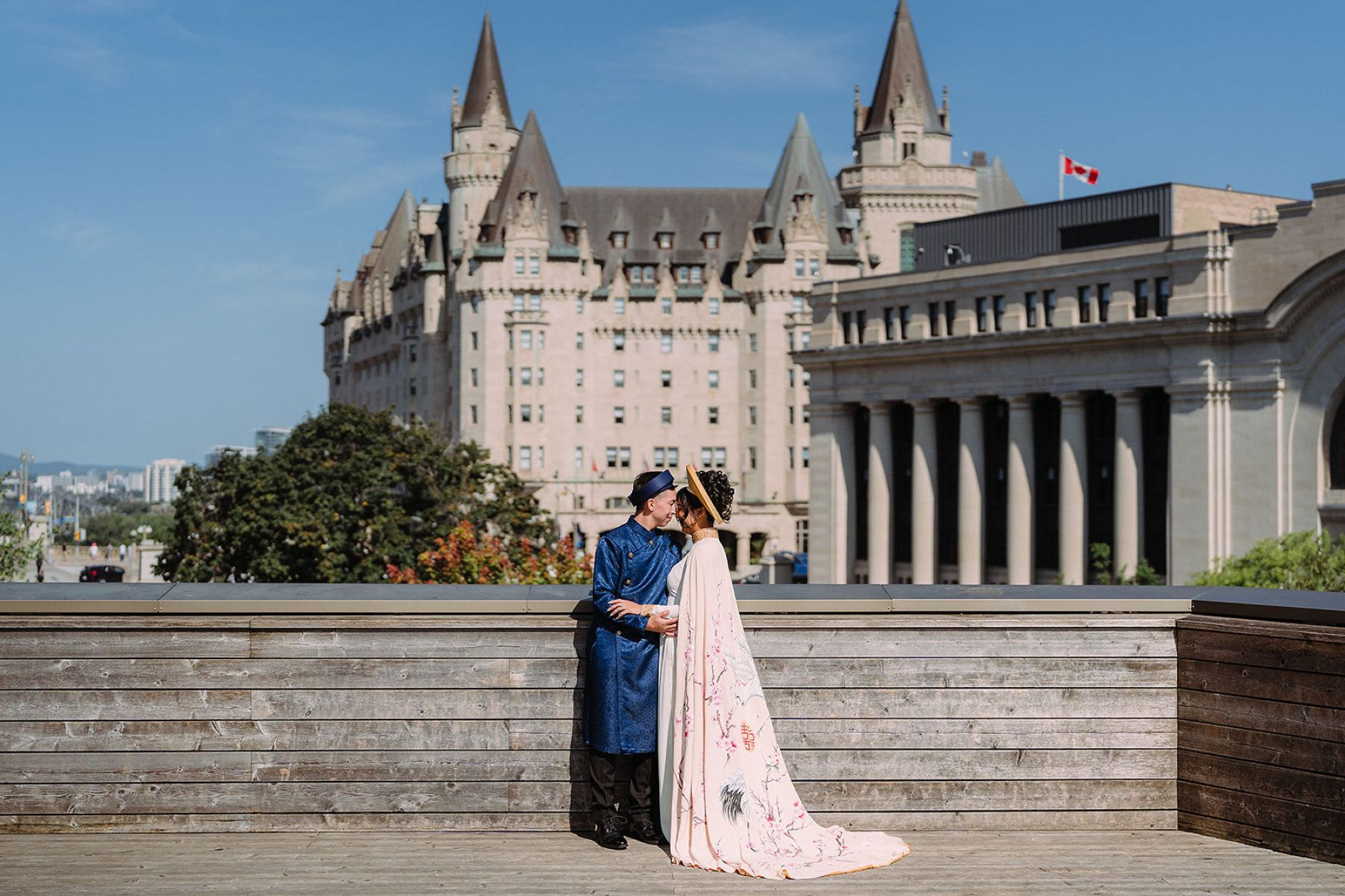 Timeless Romance: Sean and Hoang-Nghi’s Elegant Wedding at Chateau Laurier photo