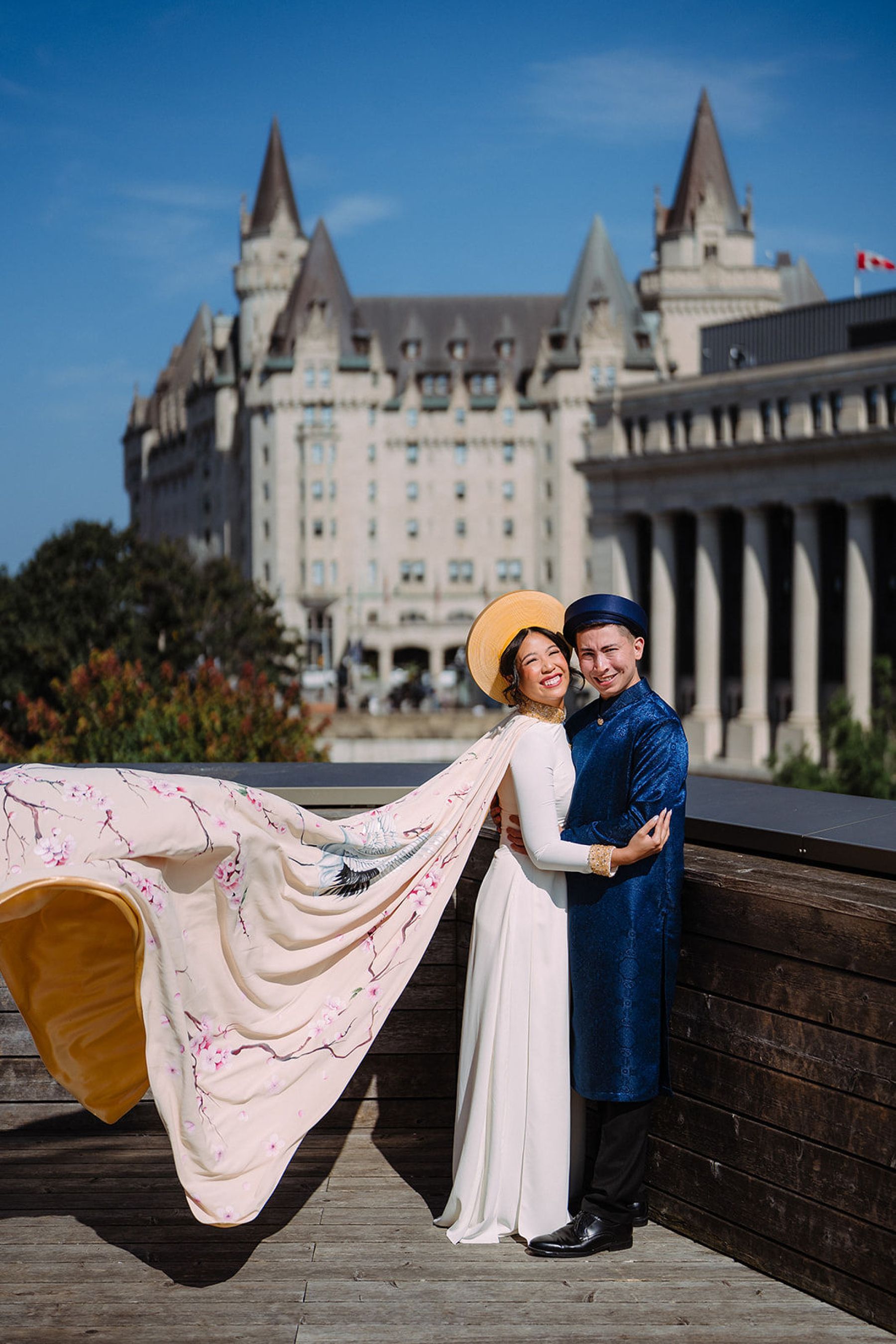 Timeless Romance: Sean and Hoang-Nghi’s Elegant Wedding at Chateau Laurier photo