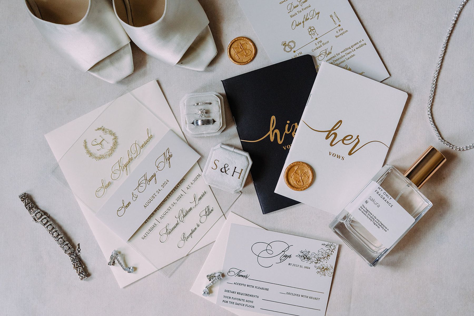 Timeless Romance: Sean and Hoang-Nghi’s Elegant Wedding at Chateau Laurier photo