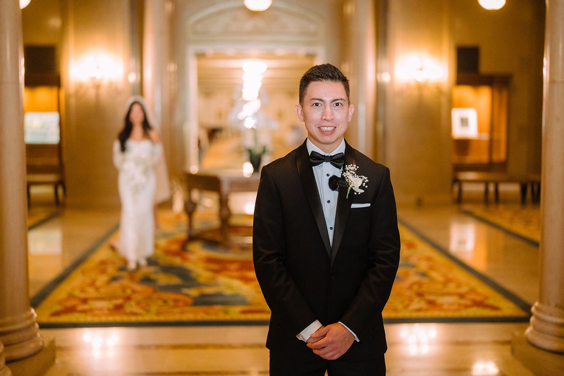 Timeless Romance: Sean and Hoang-Nghi’s Elegant Wedding at Chateau Laurier photo