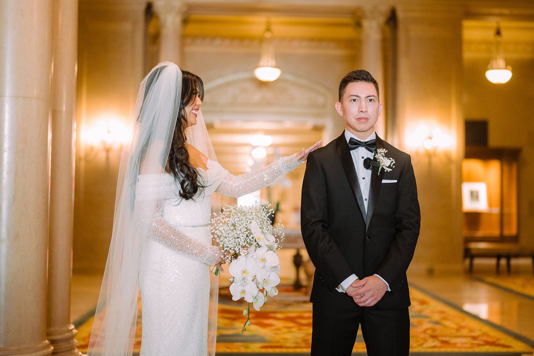 Timeless Romance: Sean and Hoang-Nghi’s Elegant Wedding at Chateau Laurier photo