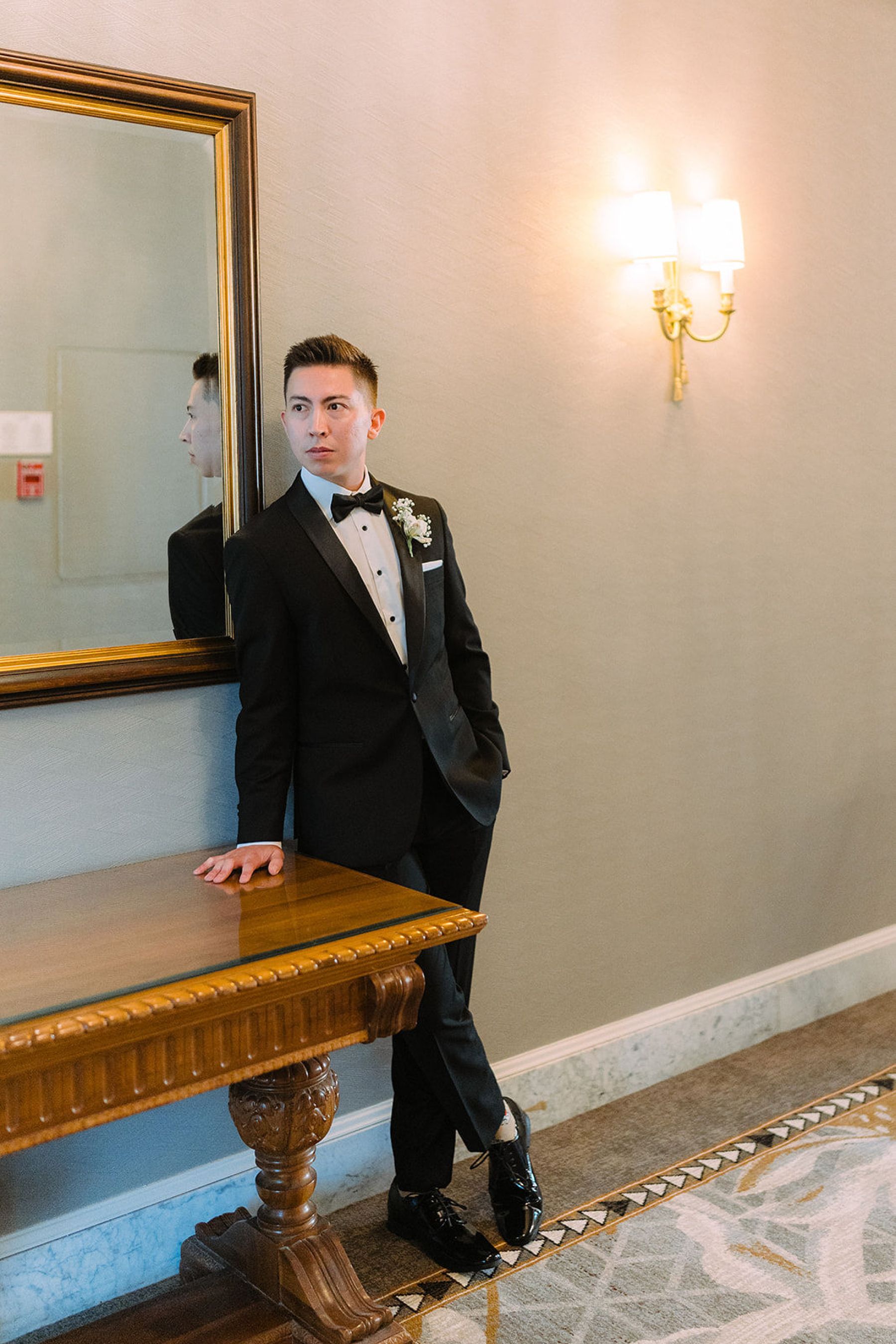 Timeless Romance: Sean and Hoang-Nghi’s Elegant Wedding at Chateau Laurier photo