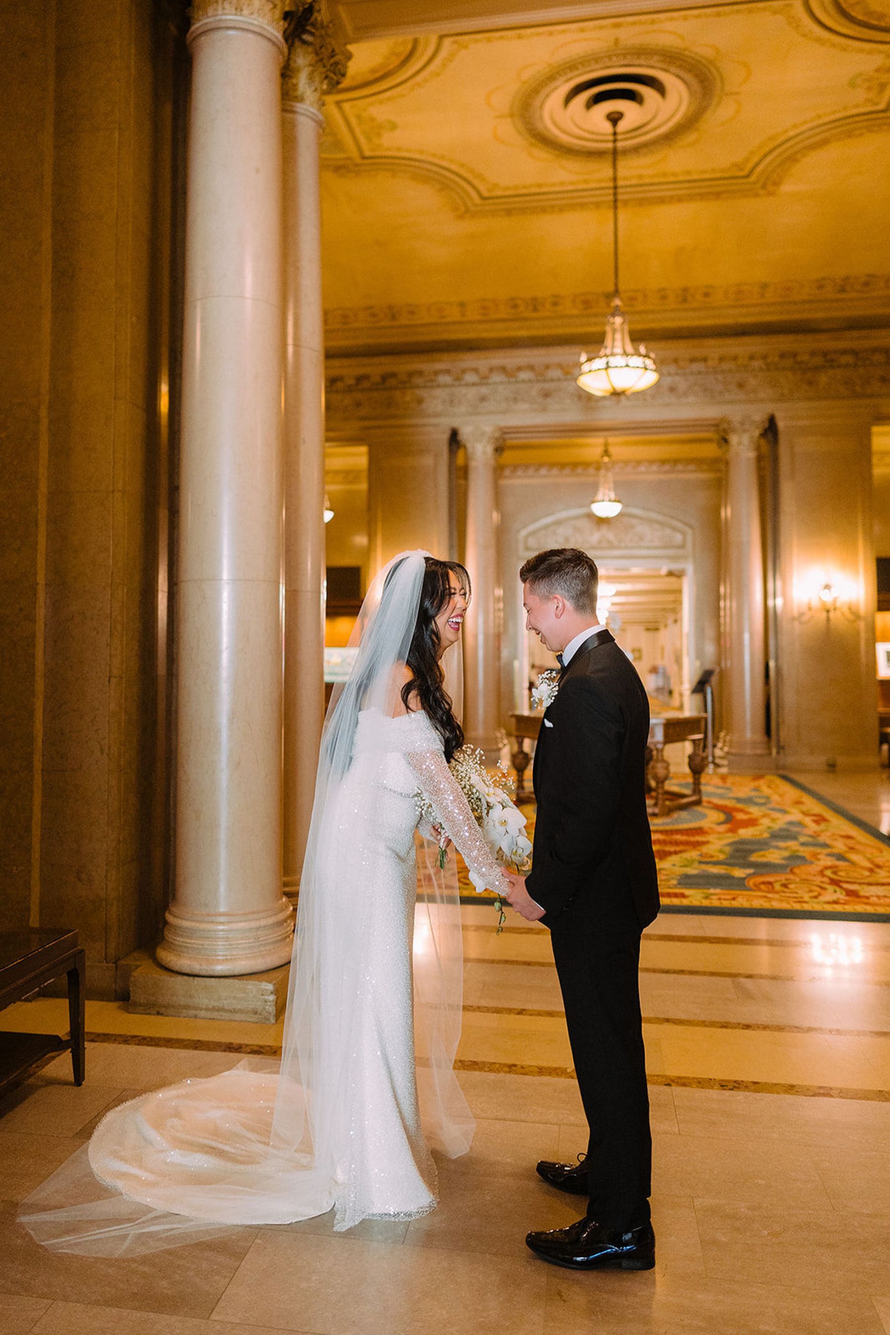 Timeless Romance: Sean and Hoang-Nghi’s Elegant Wedding at Chateau Laurier photo