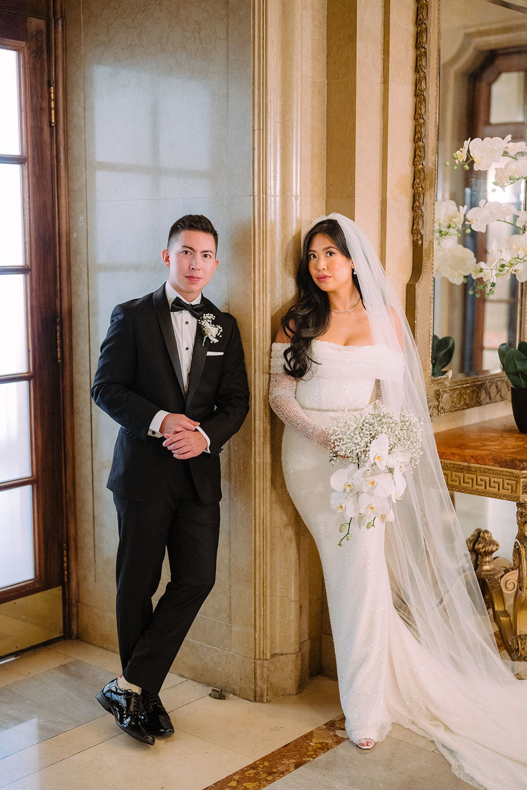 Timeless Romance: Sean and Hoang-Nghi’s Elegant Wedding at Chateau Laurier photo