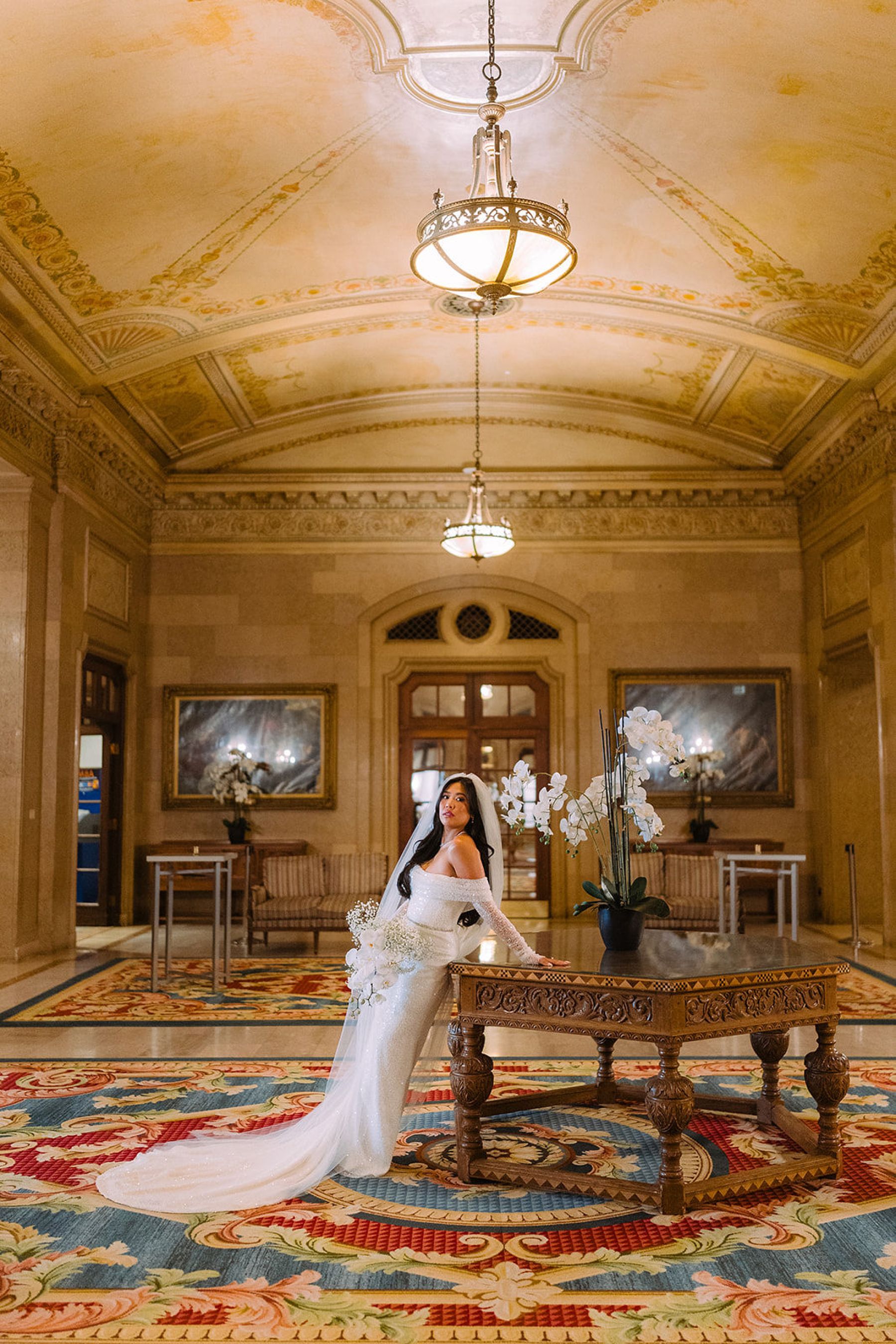 Timeless Romance: Sean and Hoang-Nghi’s Elegant Wedding at Chateau Laurier photo