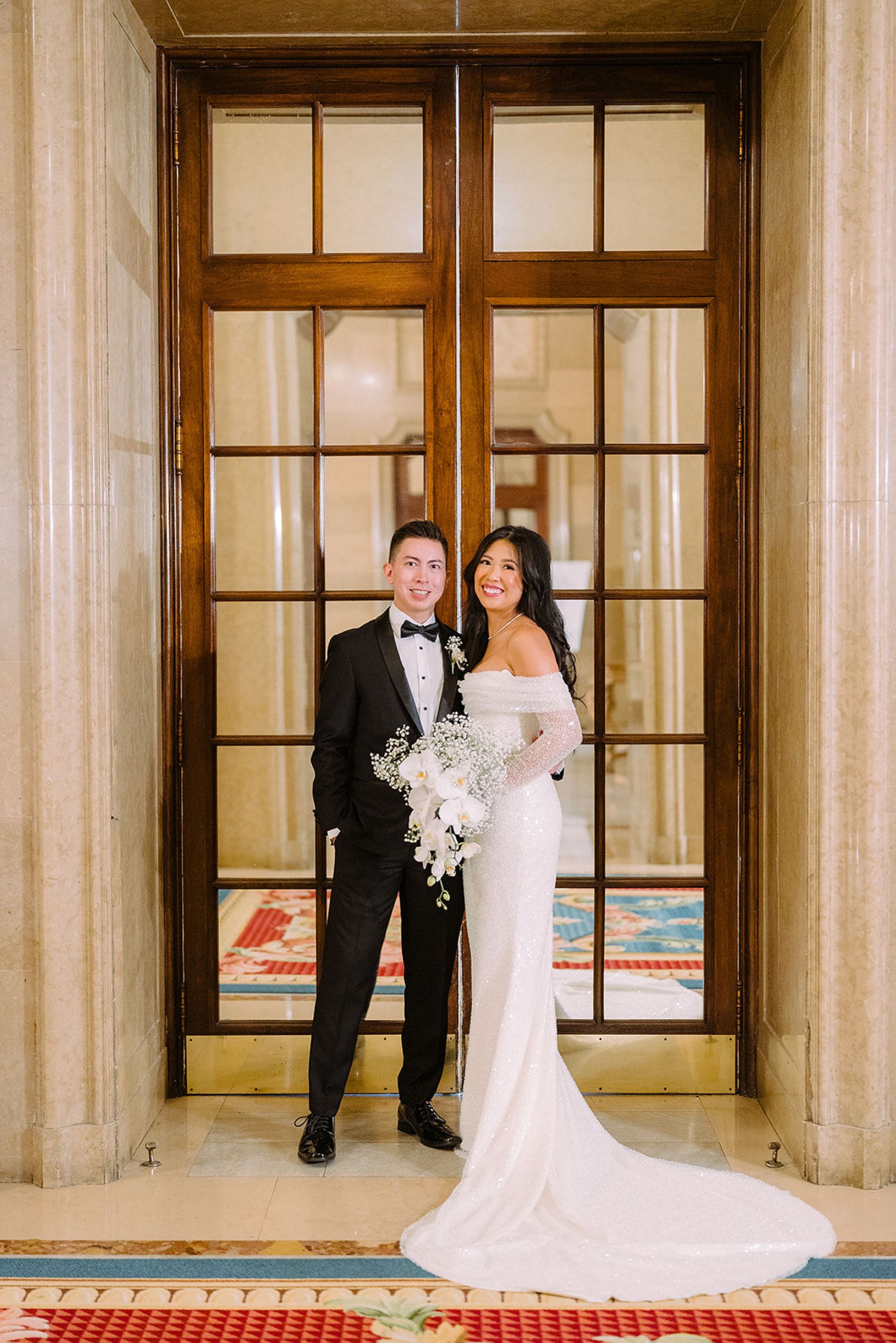 Timeless Romance: Sean and Hoang-Nghi’s Elegant Wedding at Chateau Laurier photo
