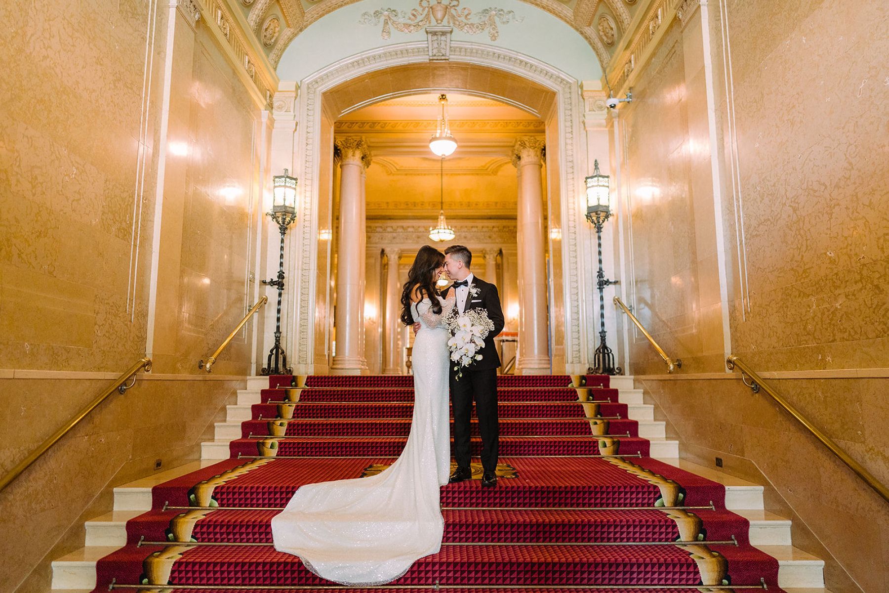 Timeless Romance: Sean and Hoang-Nghi’s Elegant Wedding at Chateau Laurier photo
