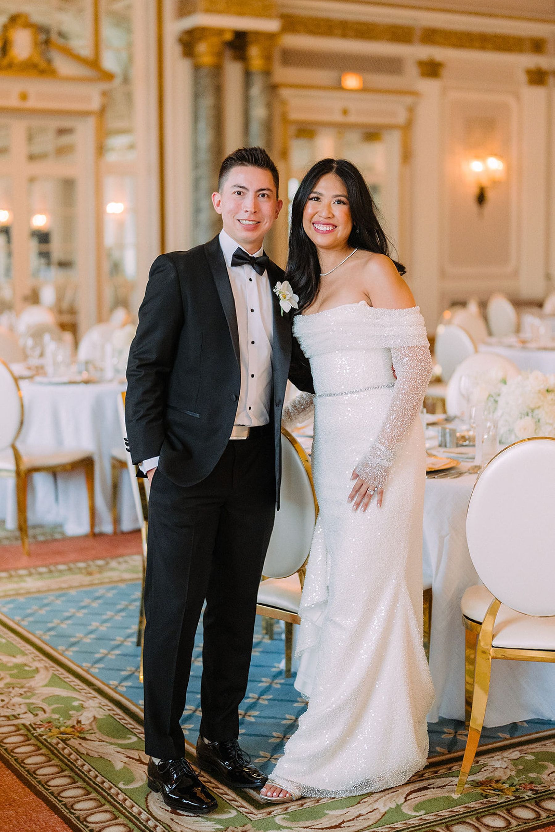 Timeless Romance: Sean and Hoang-Nghi’s Elegant Wedding at Chateau Laurier photo