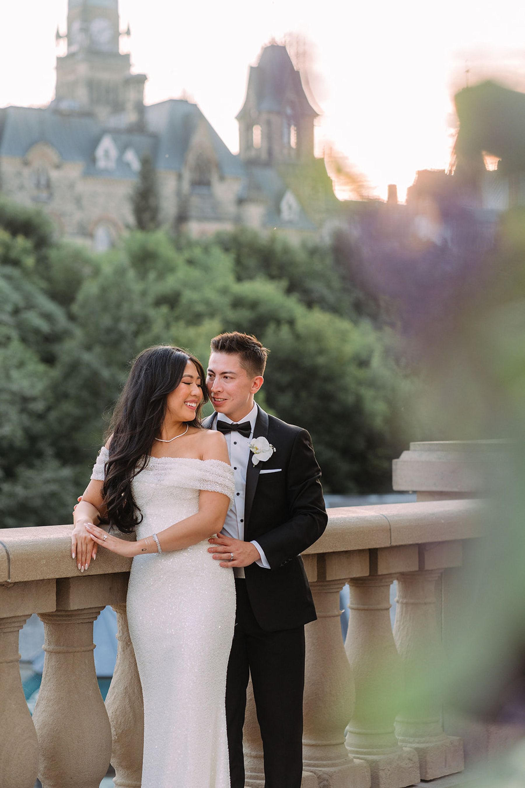 Timeless Romance: Sean and Hoang-Nghi’s Elegant Wedding at Chateau Laurier photo