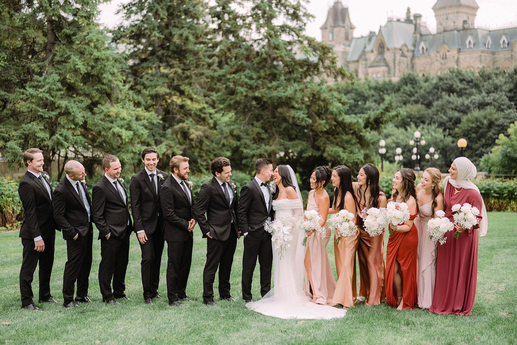 Timeless Romance: Sean and Hoang-Nghi’s Elegant Wedding at Chateau Laurier photo