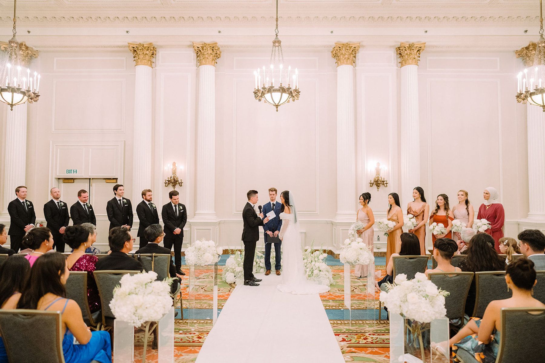 Timeless Romance: Sean and Hoang-Nghi’s Elegant Wedding at Chateau Laurier photo