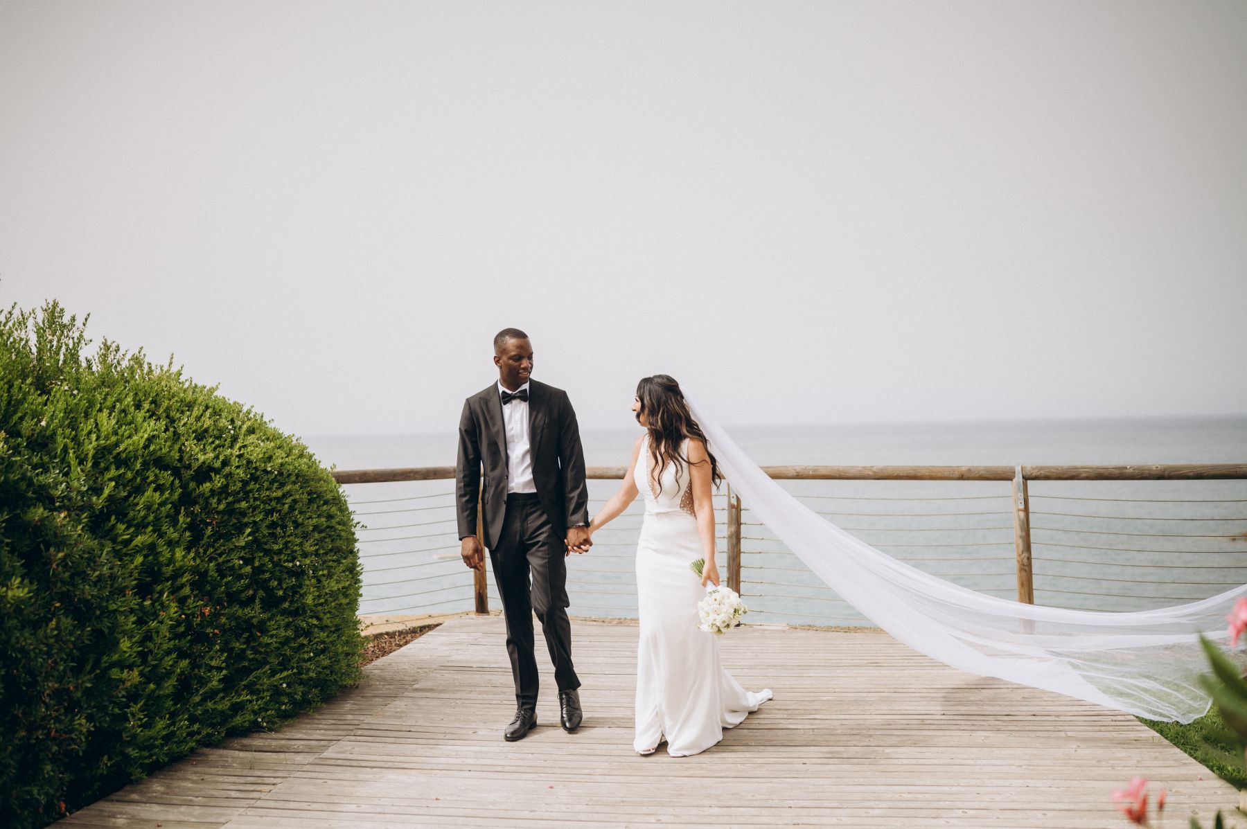 Romantic Seaside Celebration: Anna and Janny's Charming Wedding at Le Calette photo