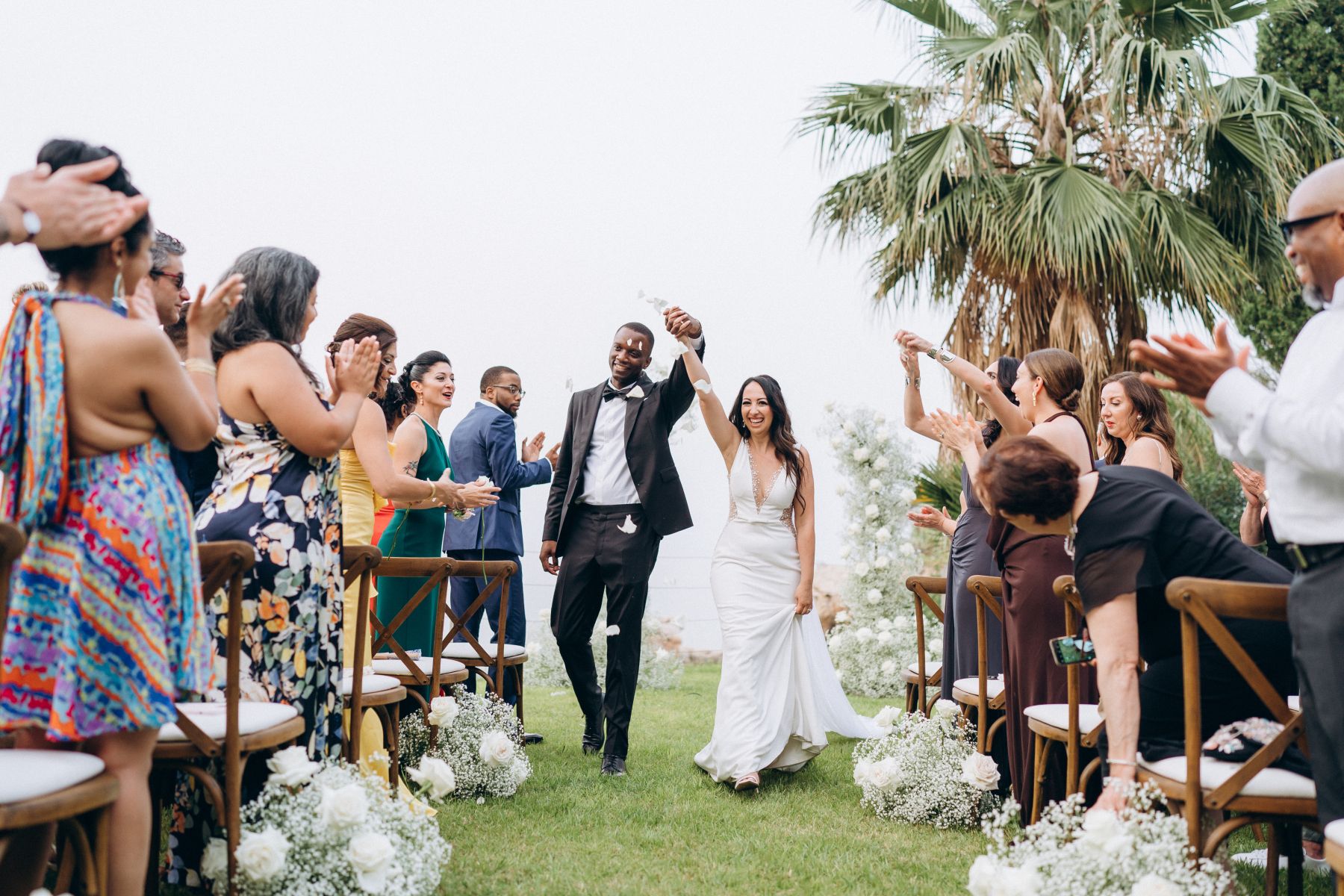 Romantic Seaside Celebration: Anna and Janny's Charming Wedding at Le Calette photo