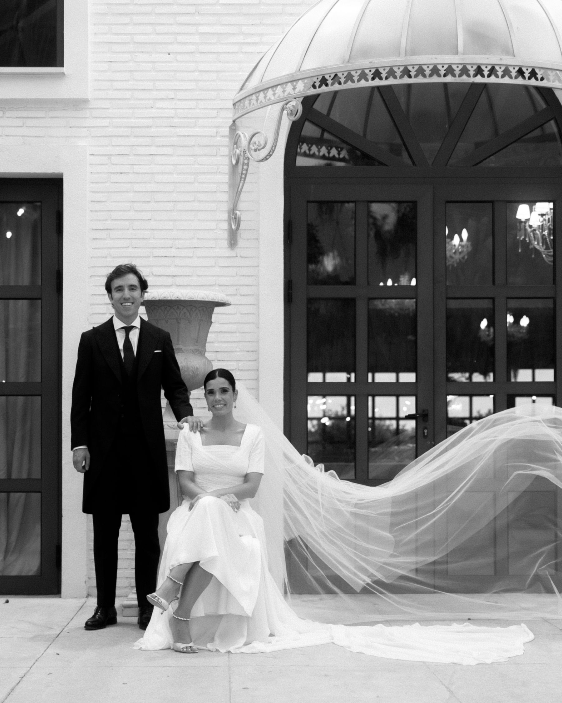 A Mediterranean Summer Love Story: Claudia and Borja's Colorful Wedding at La Huerta del Peñalen photo