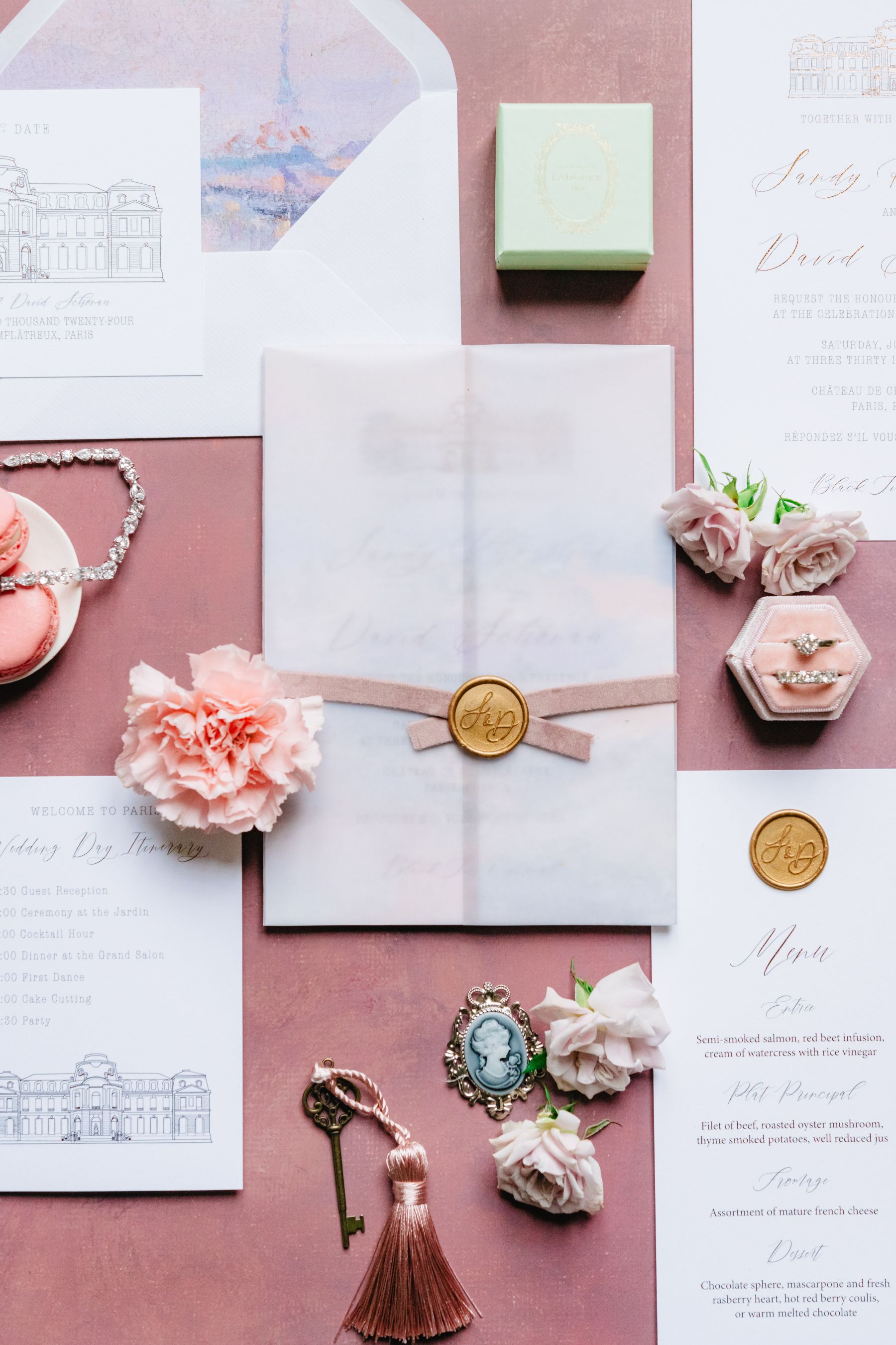 Sandy &amp; David's Love Story: A Magical Summer Wedding at Chateau de Champlatreux photo