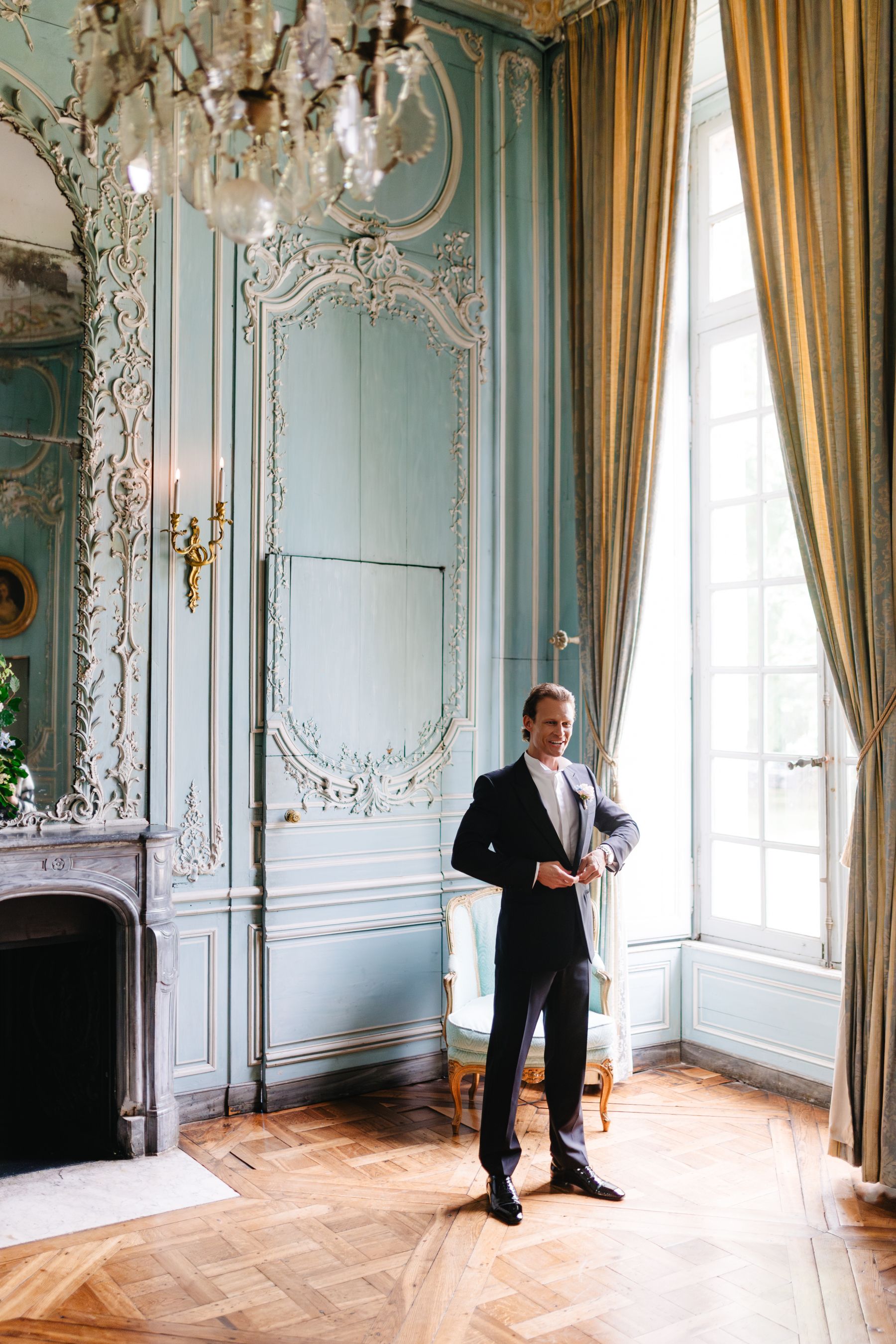 Sandy &amp; David's Love Story: A Magical Summer Wedding at Chateau de Champlatreux photo