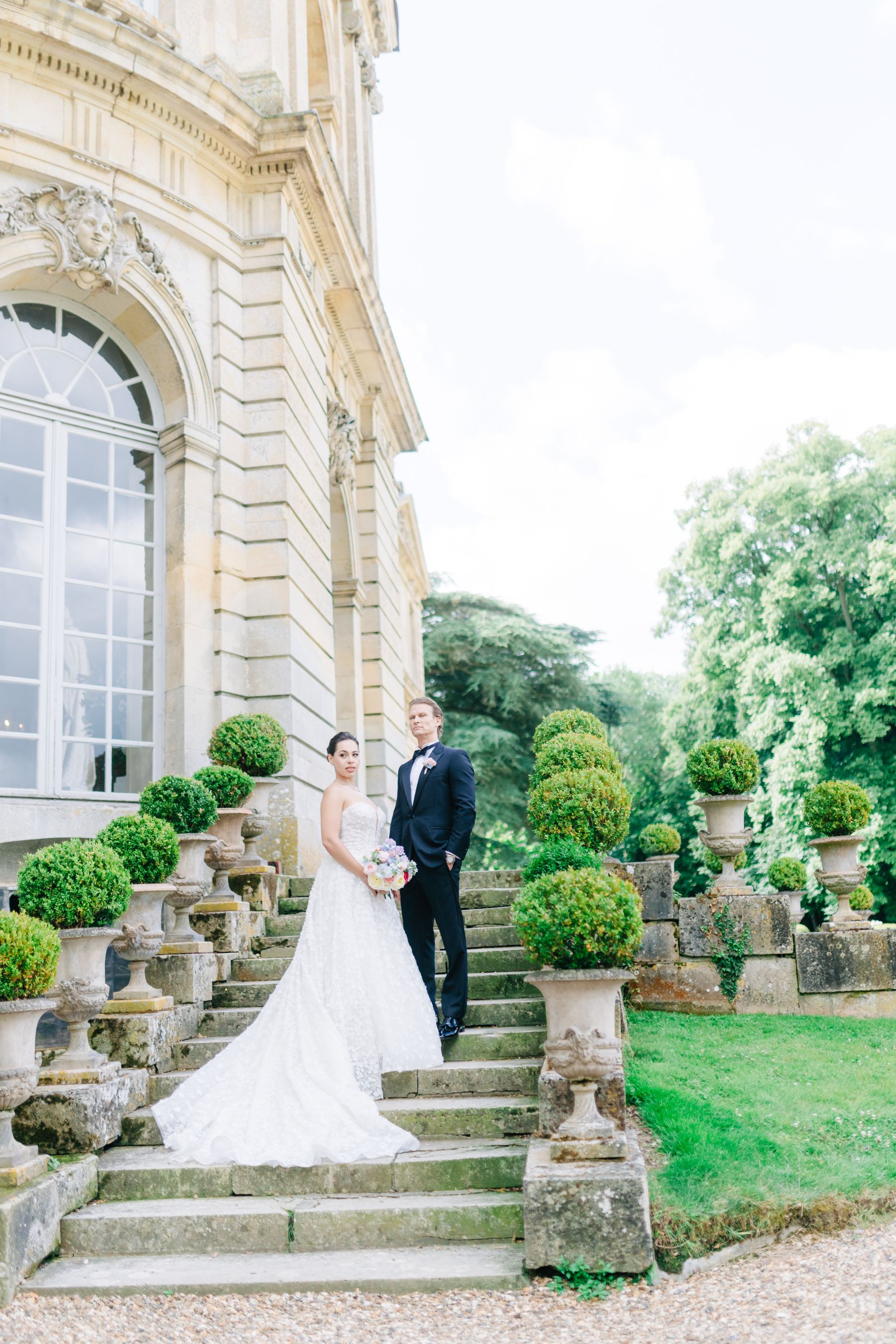 Sandy &amp; David's Love Story: A Magical Summer Wedding at Chateau de Champlatreux photo