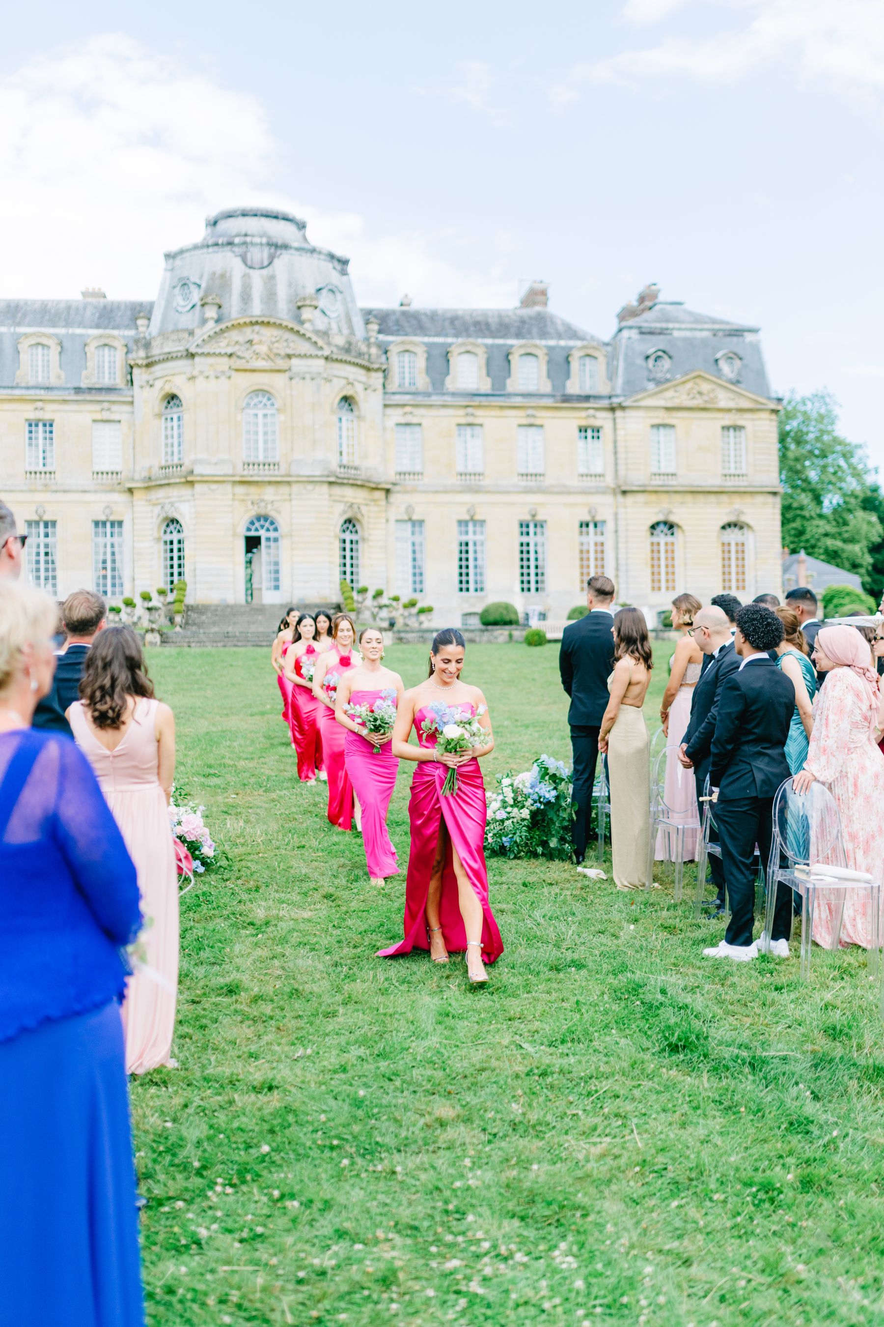 Sandy &amp; David's Love Story: A Magical Summer Wedding at Chateau de Champlatreux photo