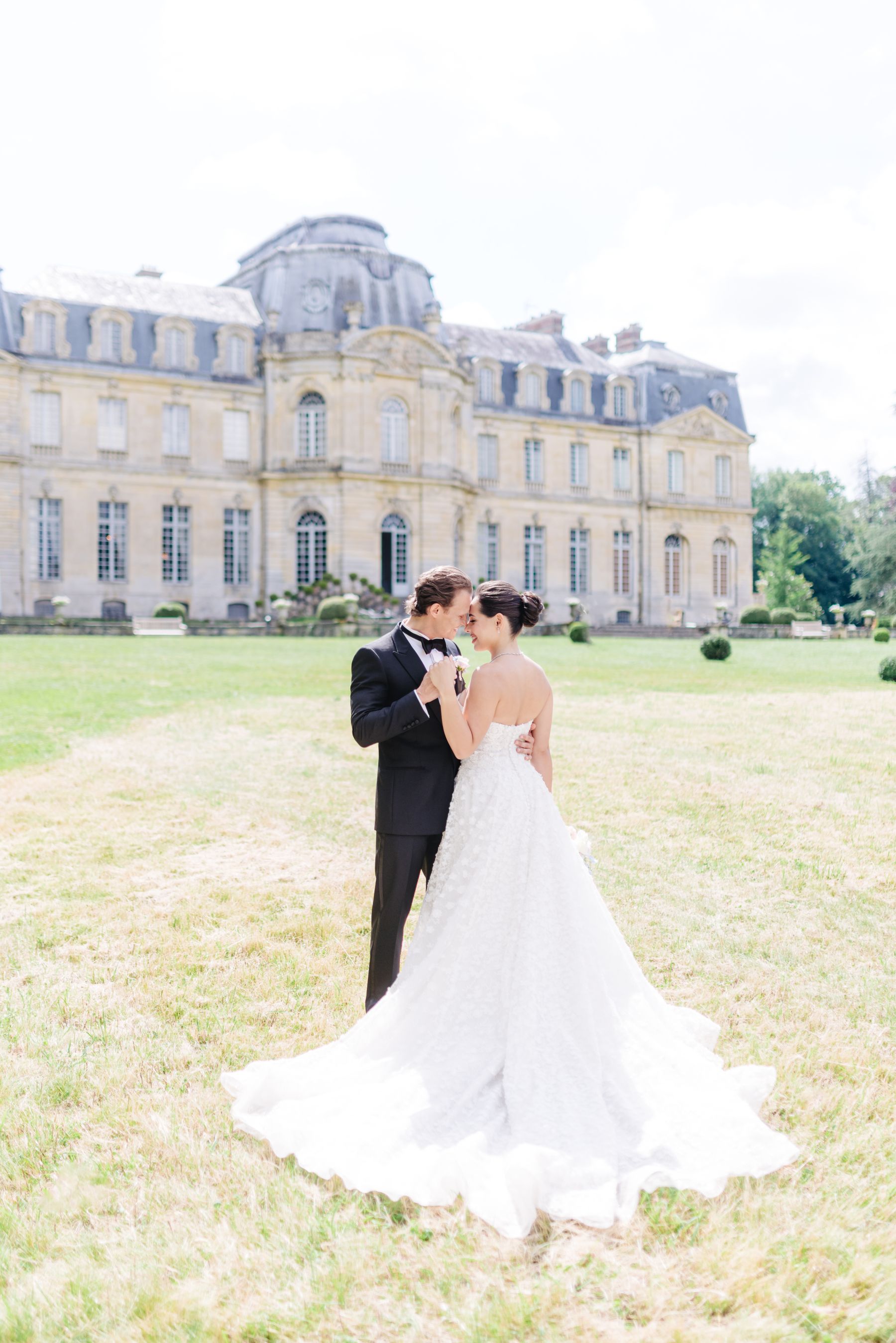 Sandy &amp; David's Love Story: A Magical Summer Wedding at Chateau de Champlatreux photo