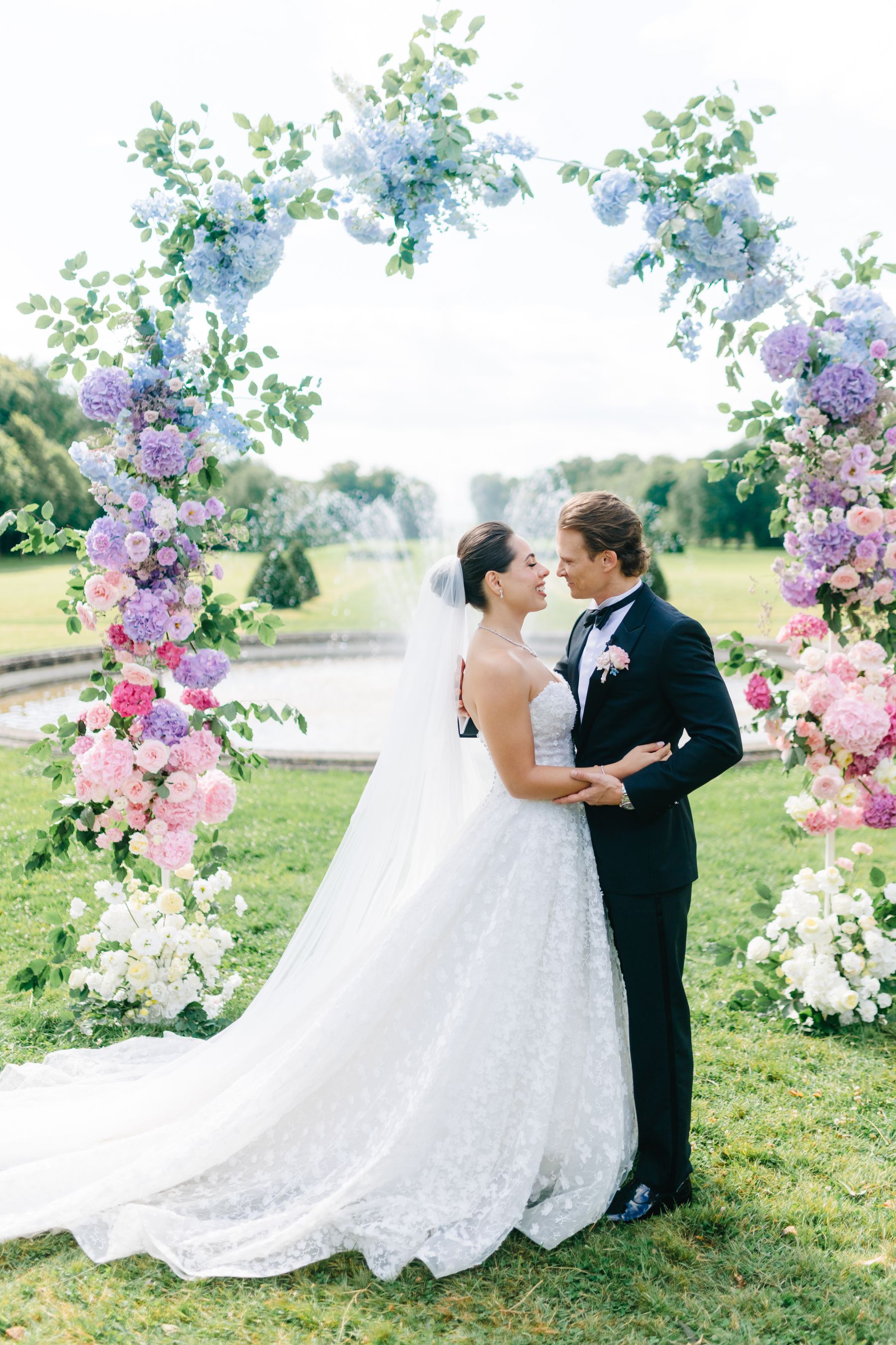 Sandy &amp; David's Love Story: A Magical Summer Wedding at Chateau de Champlatreux photo