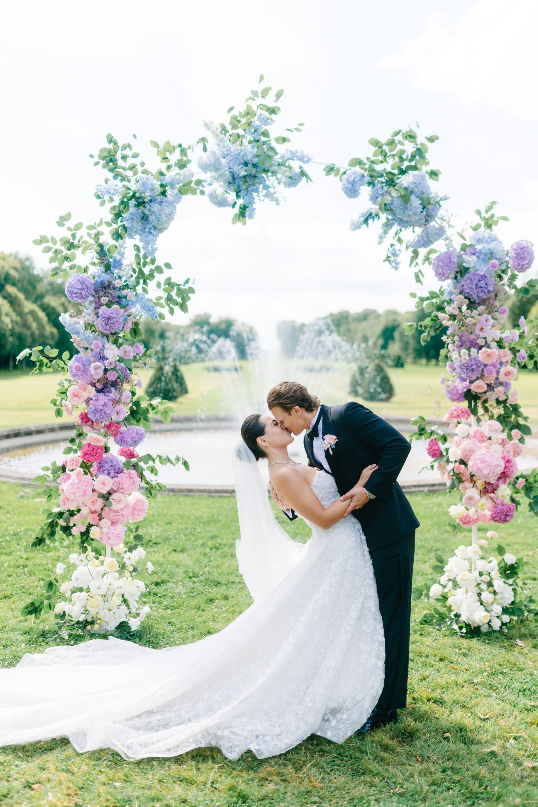 Sandy &amp; David's Love Story: A Magical Summer Wedding at Chateau de Champlatreux photo