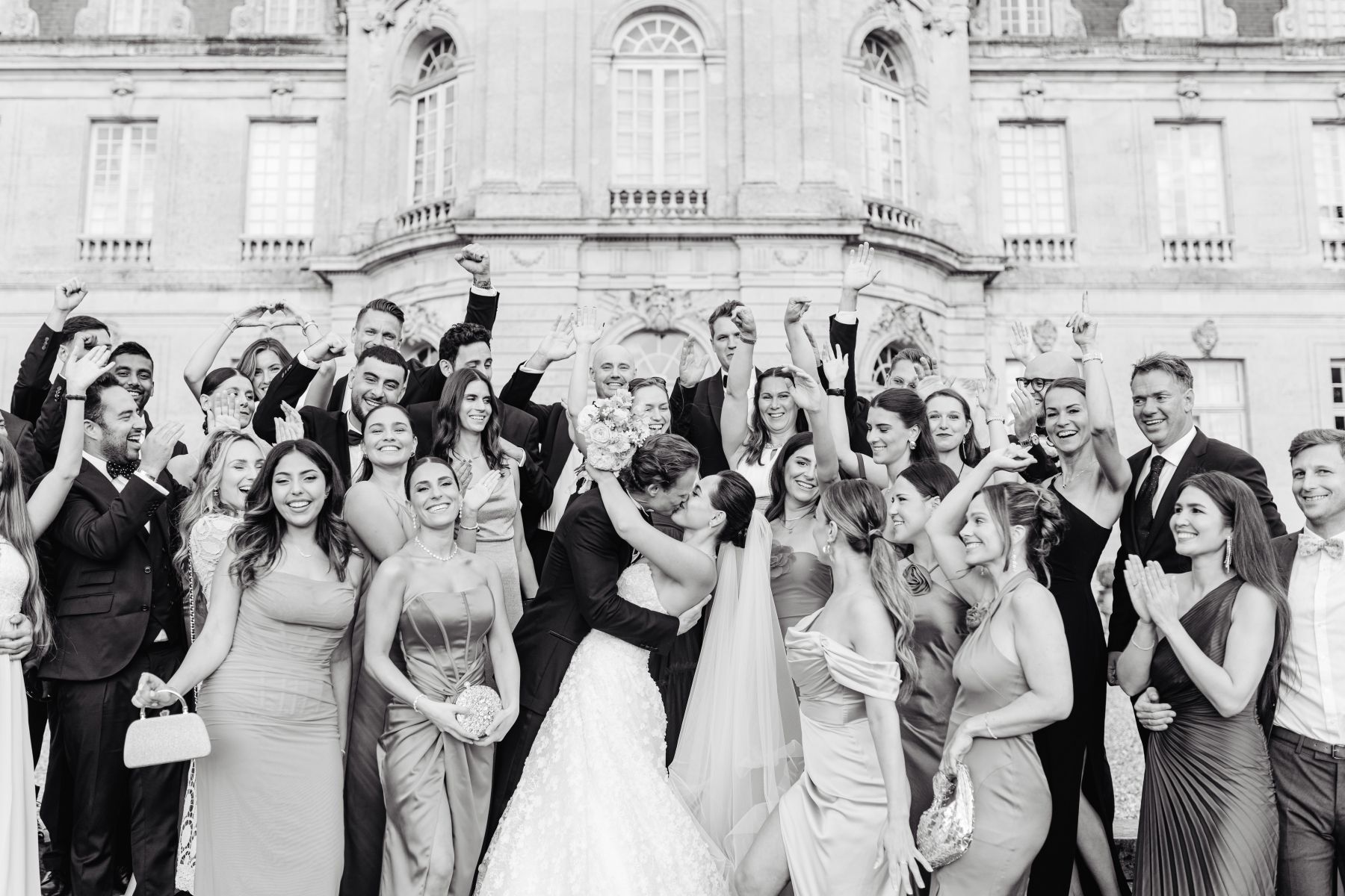 Sandy &amp; David's Love Story: A Magical Summer Wedding at Chateau de Champlatreux photo