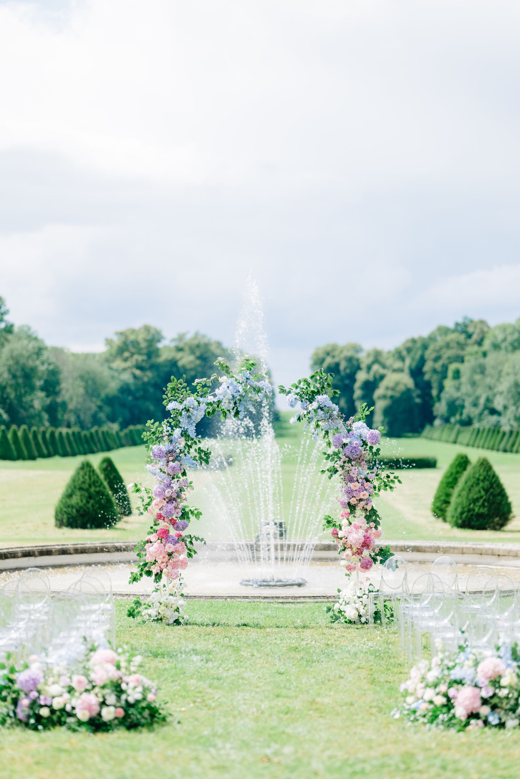 Sandy &amp; David's Love Story: A Magical Summer Wedding at Chateau de Champlatreux photo
