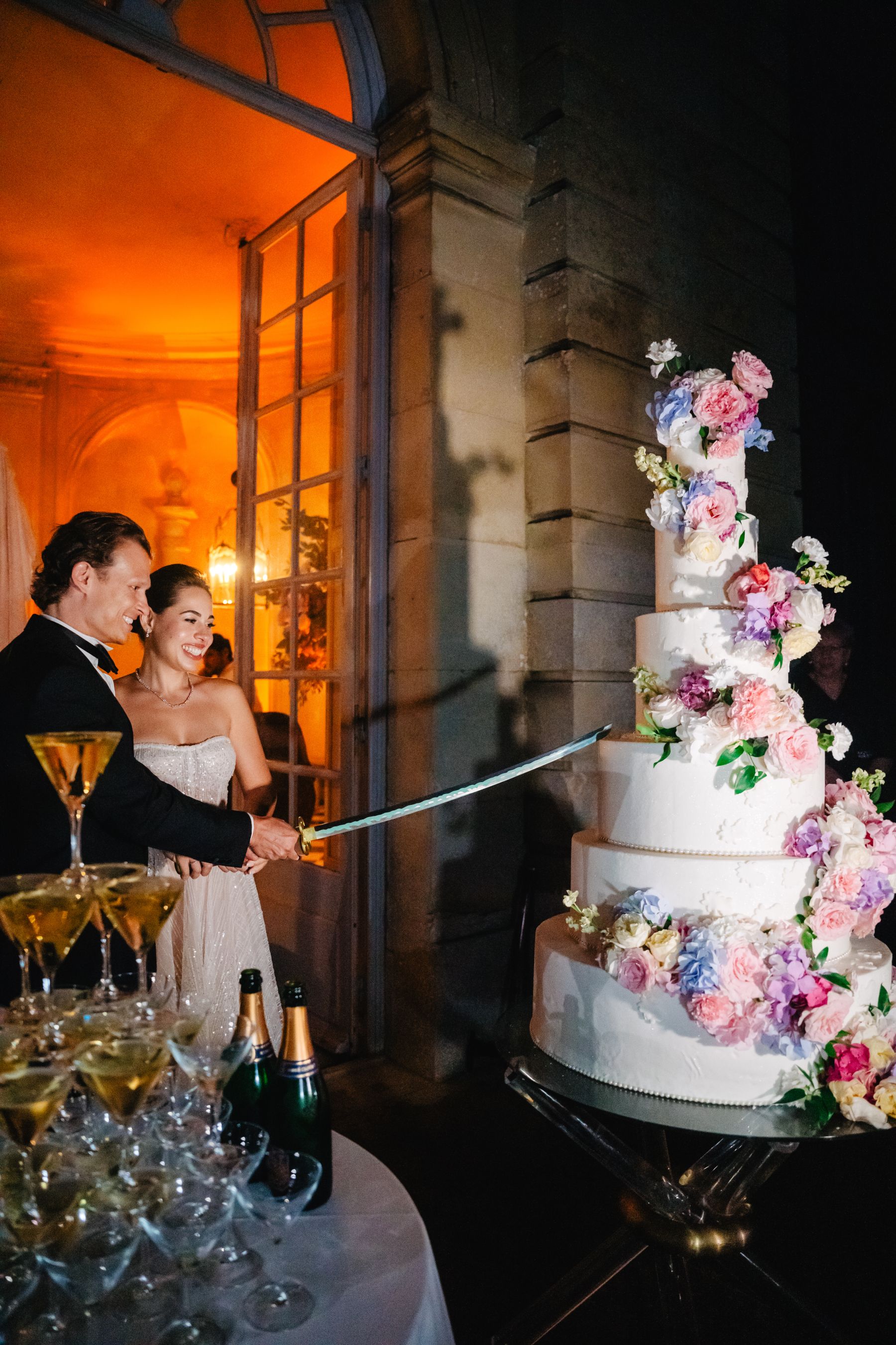 Sandy &amp; David's Love Story: A Magical Summer Wedding at Chateau de Champlatreux photo