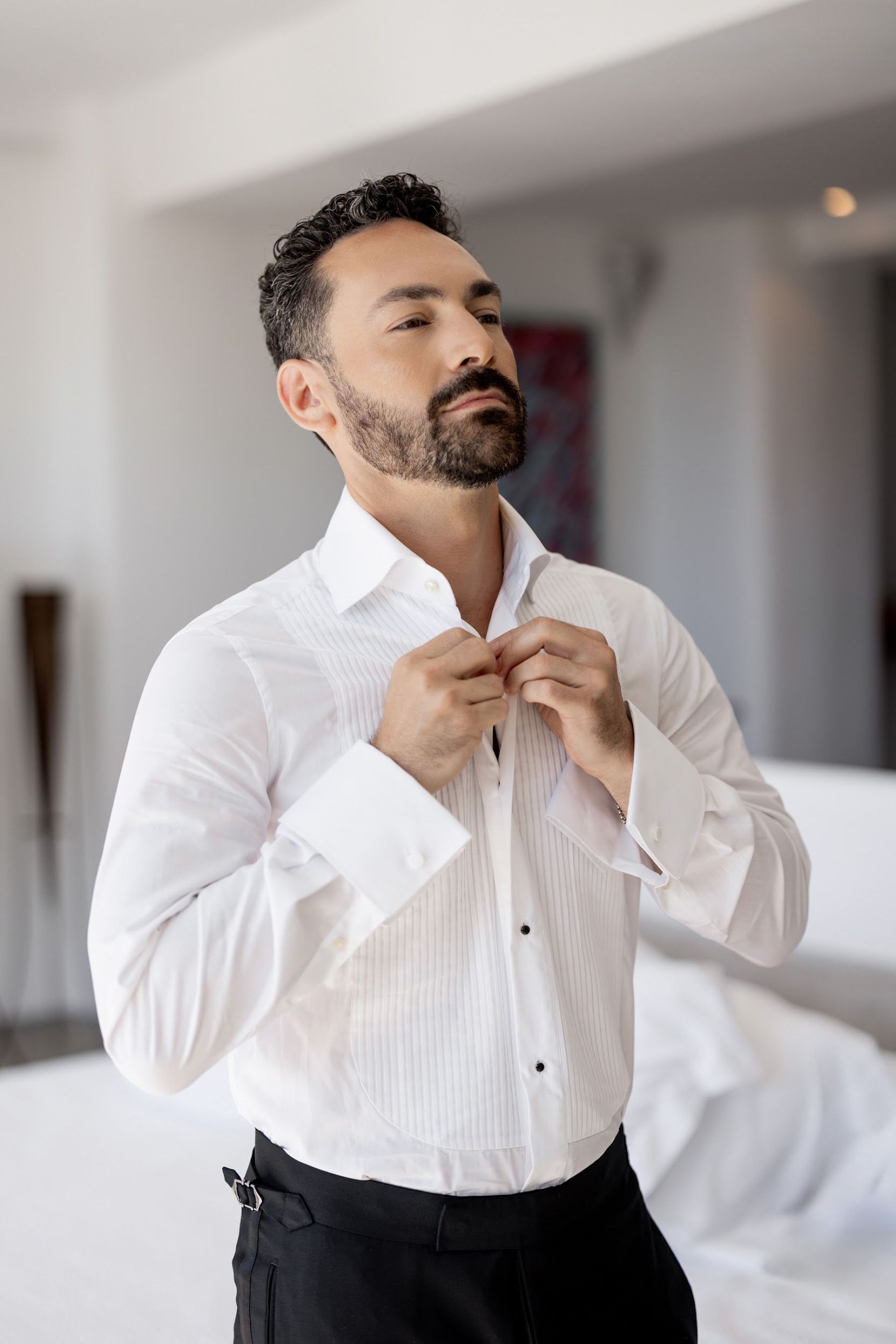 Cliffside Romance: Jaime and Vartan's Intimate Wedding at Hacienda Na Xamena photo