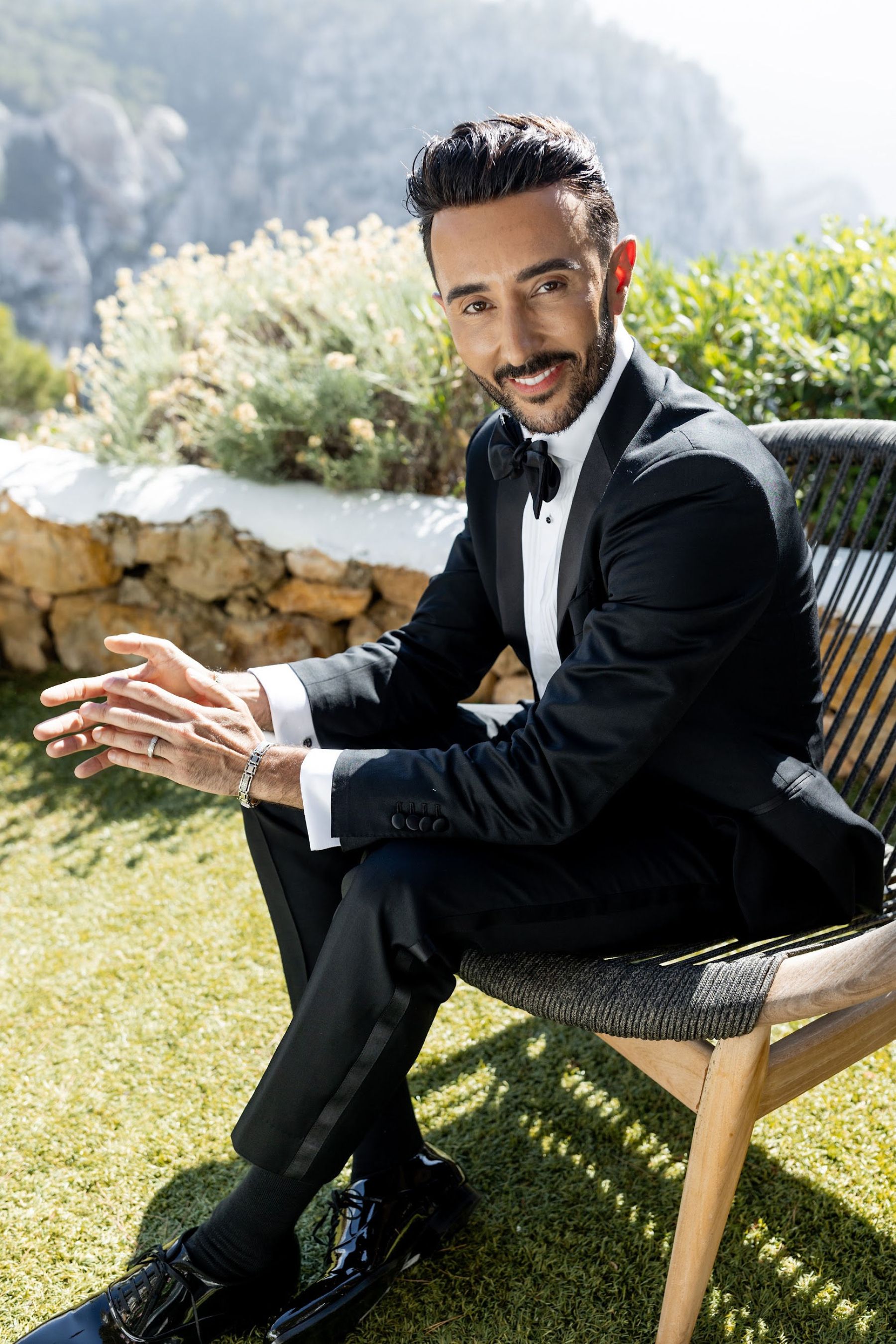 Cliffside Romance: Jaime and Vartan's Intimate Wedding at Hacienda Na Xamena photo