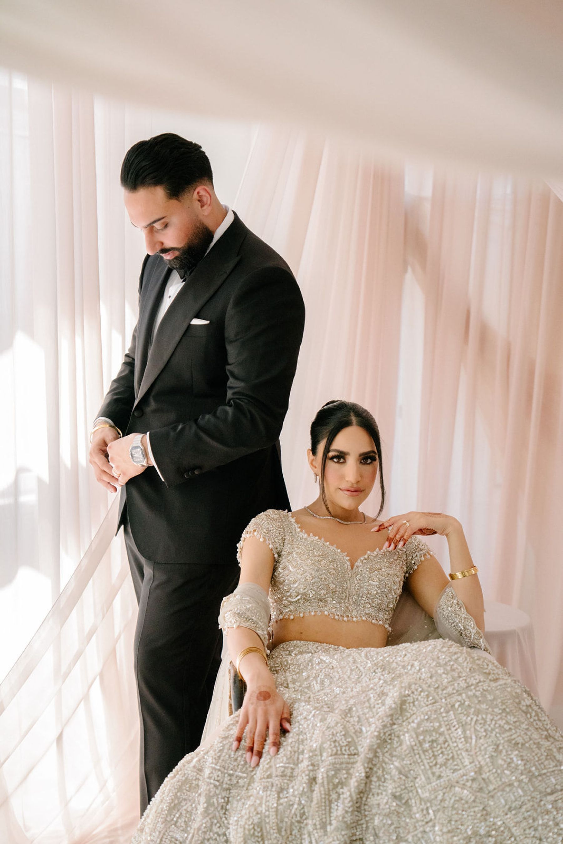 A Tale of Love, Tradition, and Modern Elegance: Jessica &amp; Parm's Wedding at Reflections Banquet &amp; Convention photo