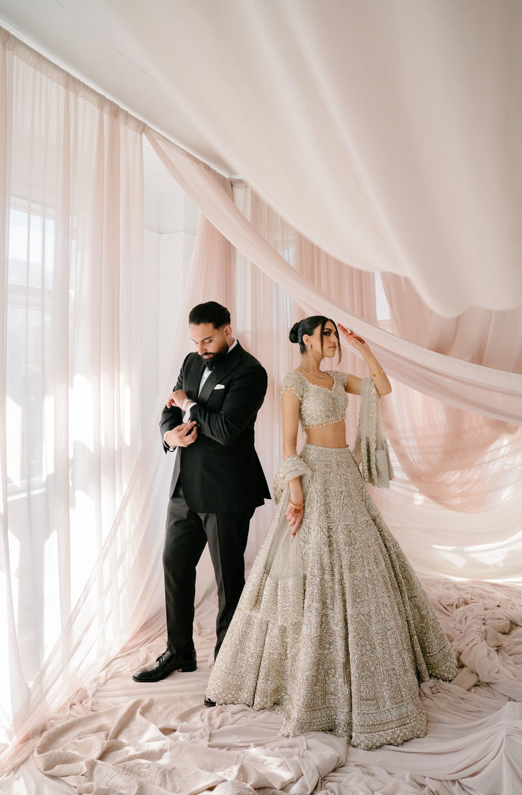 A Tale of Love, Tradition, and Modern Elegance: Jessica &amp; Parm's Wedding at Reflections Banquet &amp; Convention photo