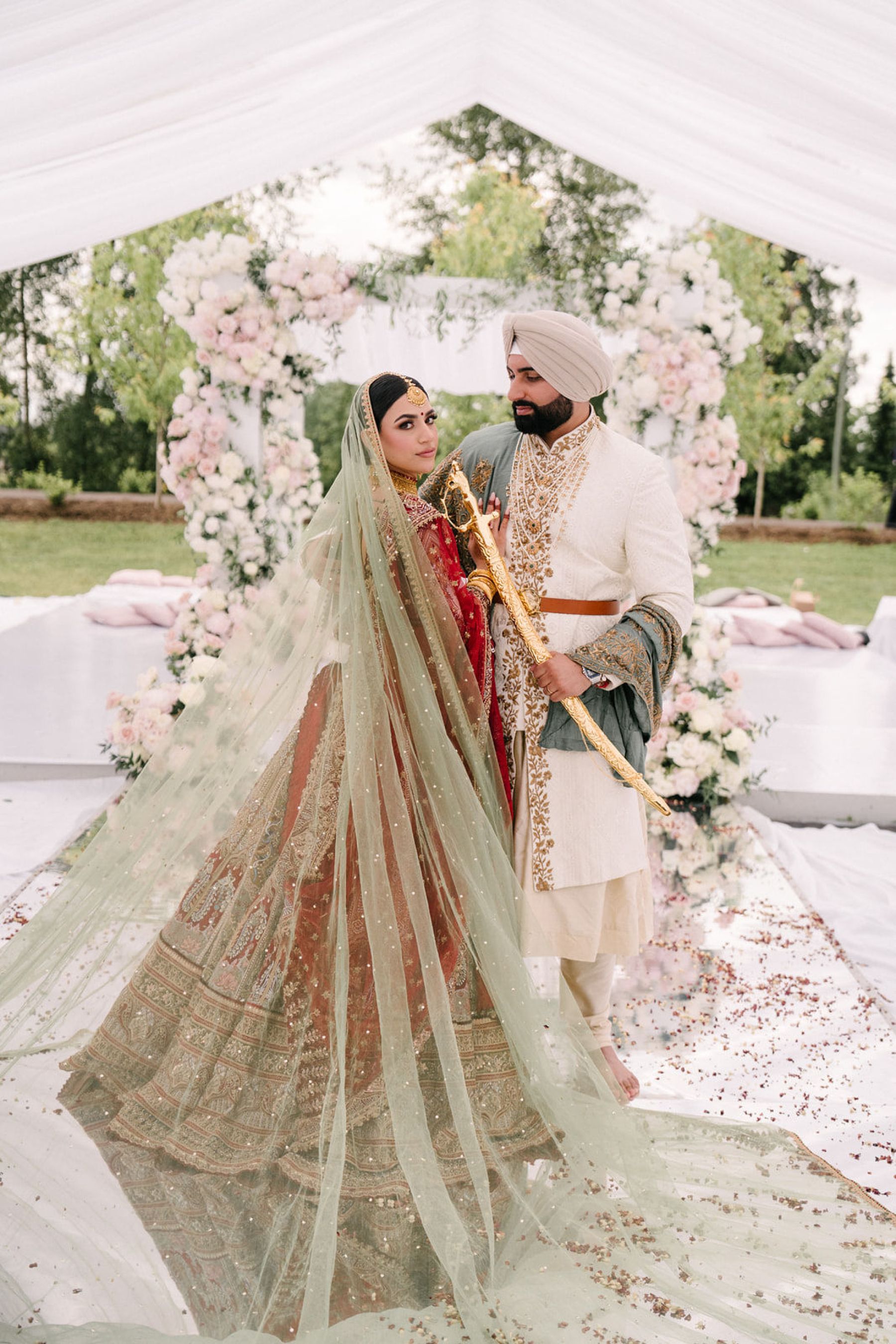 A Tale of Love, Tradition, and Modern Elegance: Jessica &amp; Parm's Wedding at Reflections Banquet &amp; Convention photo