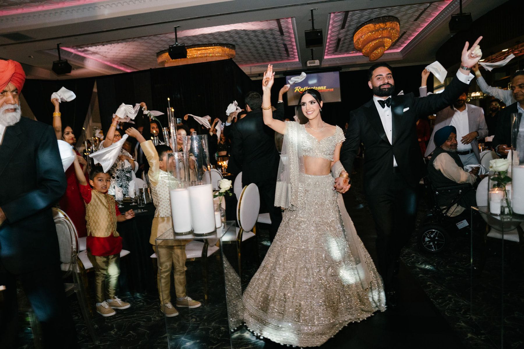 A Tale of Love, Tradition, and Modern Elegance: Jessica &amp; Parm's Wedding at Reflections Banquet &amp; Convention photo