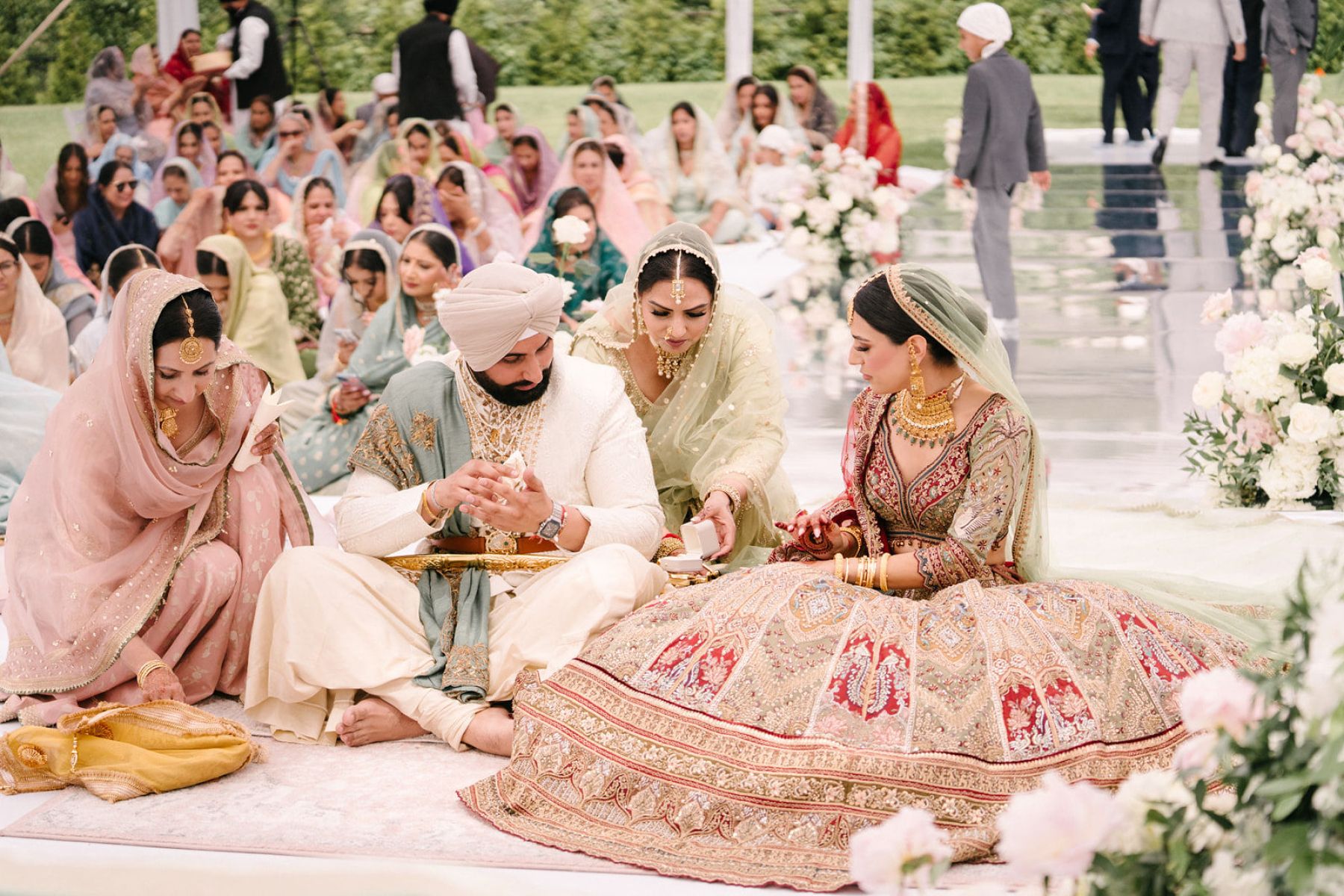 A Tale of Love, Tradition, and Modern Elegance: Jessica &amp; Parm's Wedding at Reflections Banquet &amp; Convention photo