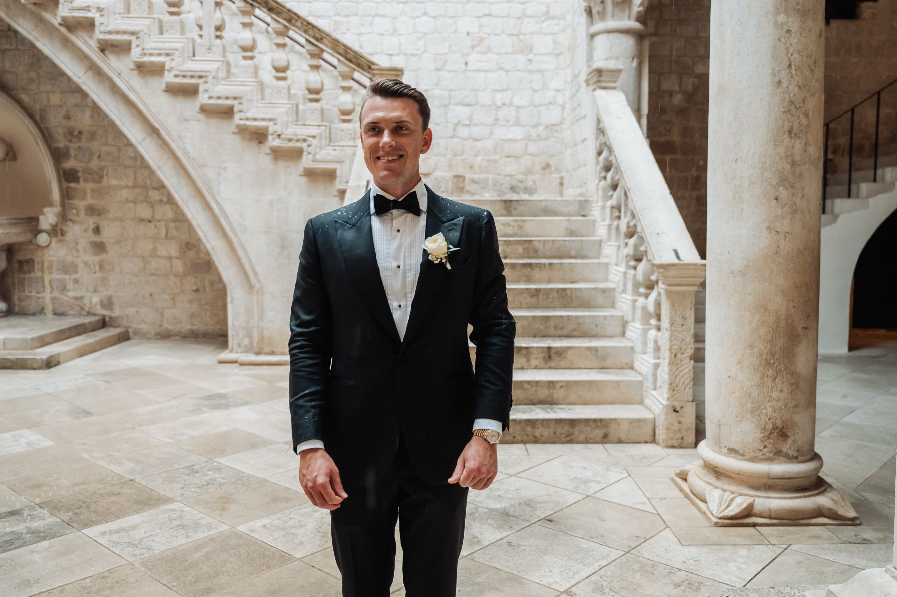 A Sun-Kissed Love Story in Dubrovnik: Riley &amp; Matt's Destination Wedding at Vala Beach photo