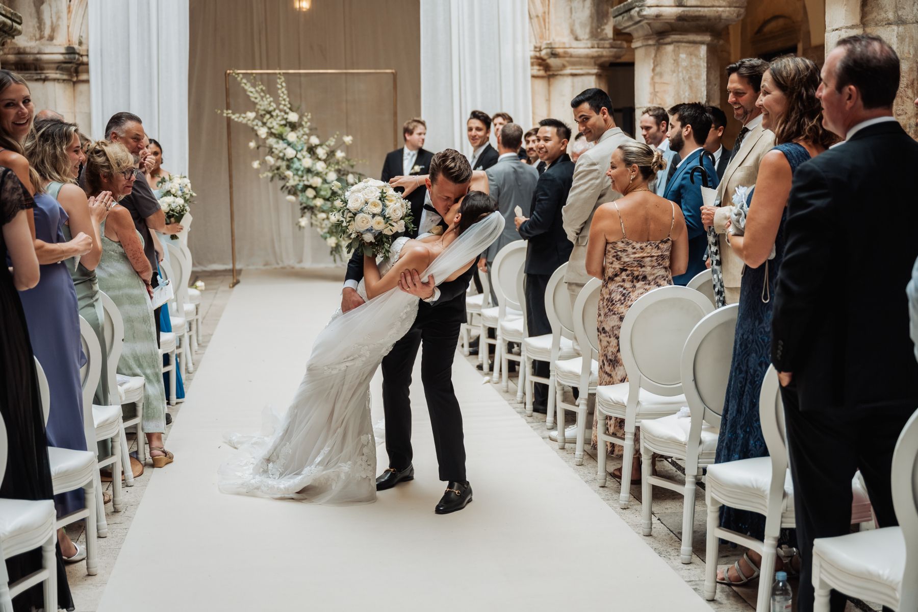 A Sun-Kissed Love Story in Dubrovnik: Riley &amp; Matt's Destination Wedding at Vala Beach photo