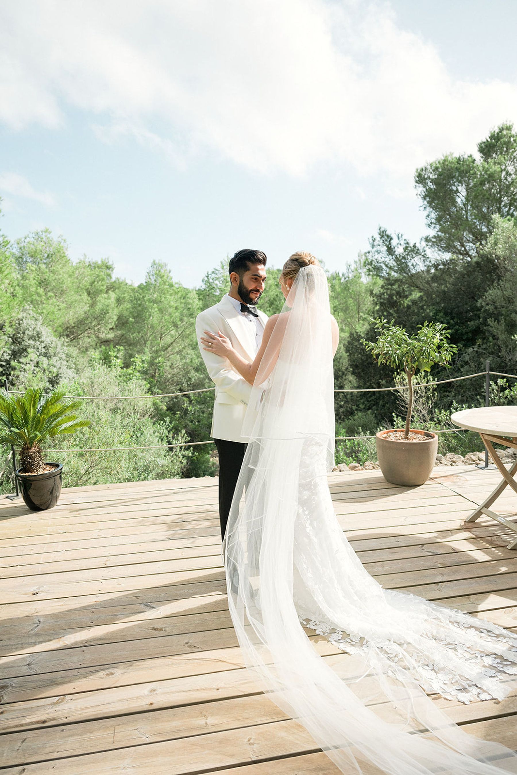 A Modern Romance: Anna and Sachin's Destination Wedding at Fontenille Menorca photo