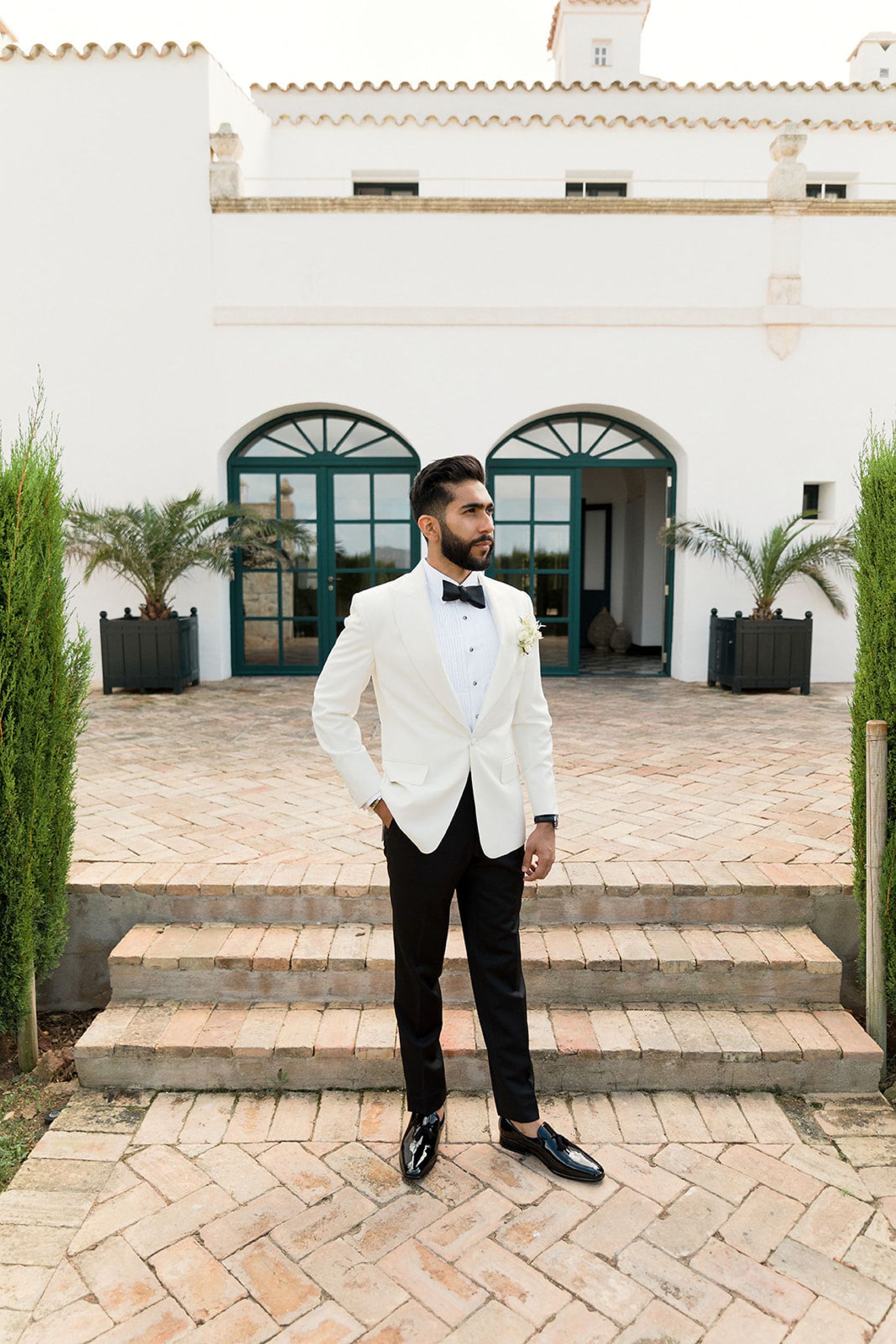 A Modern Romance: Anna and Sachin's Destination Wedding at Fontenille Menorca photo