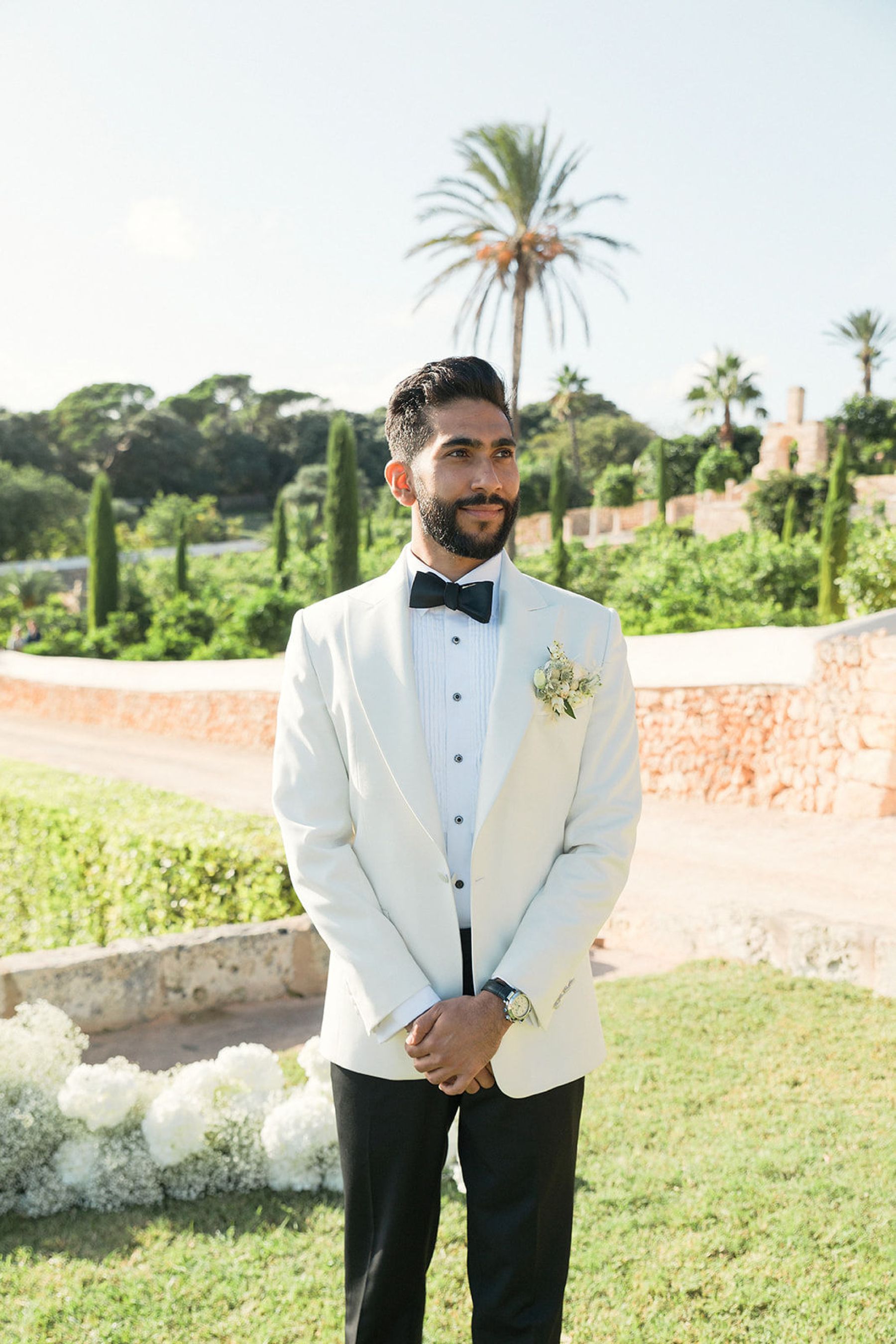 A Modern Romance: Anna and Sachin's Destination Wedding at Fontenille Menorca photo